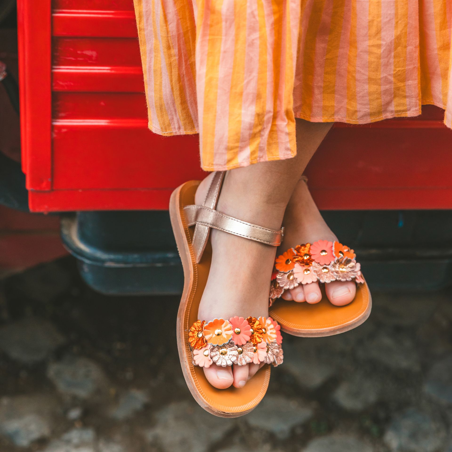 Pom D'api Plagette Multi Flo 261604 roze