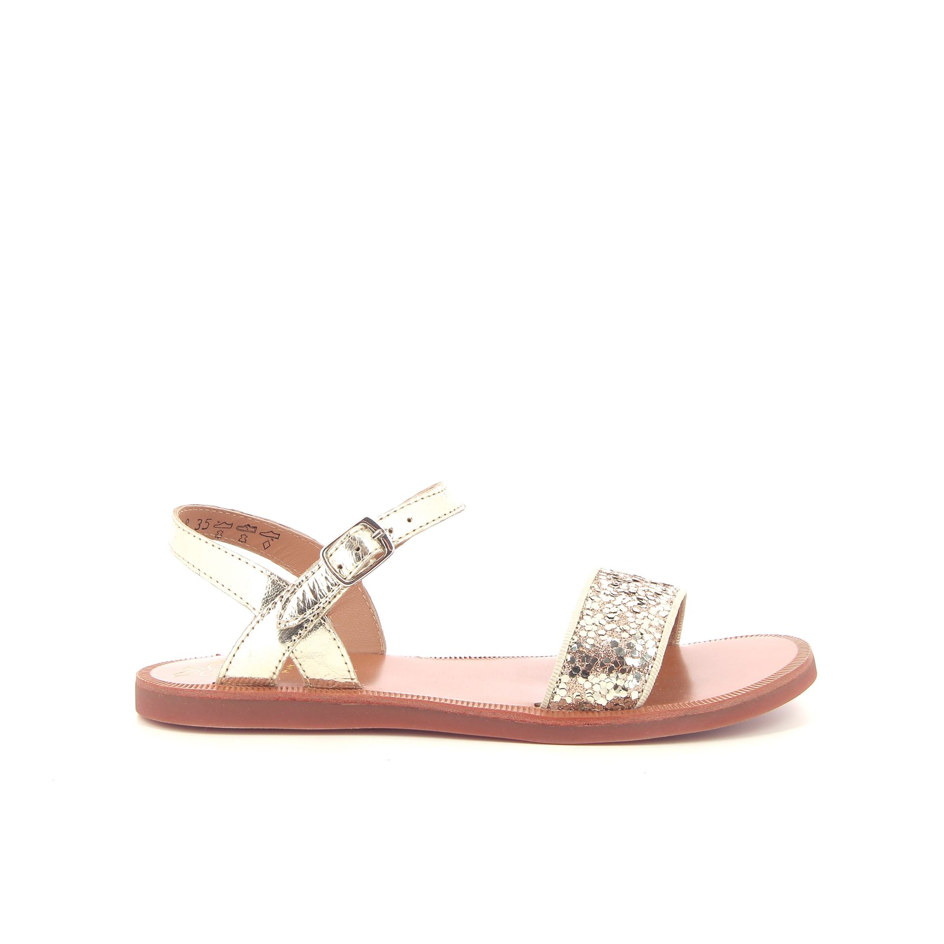 Pom D'api Plagette Buckle Tao 261614 goud