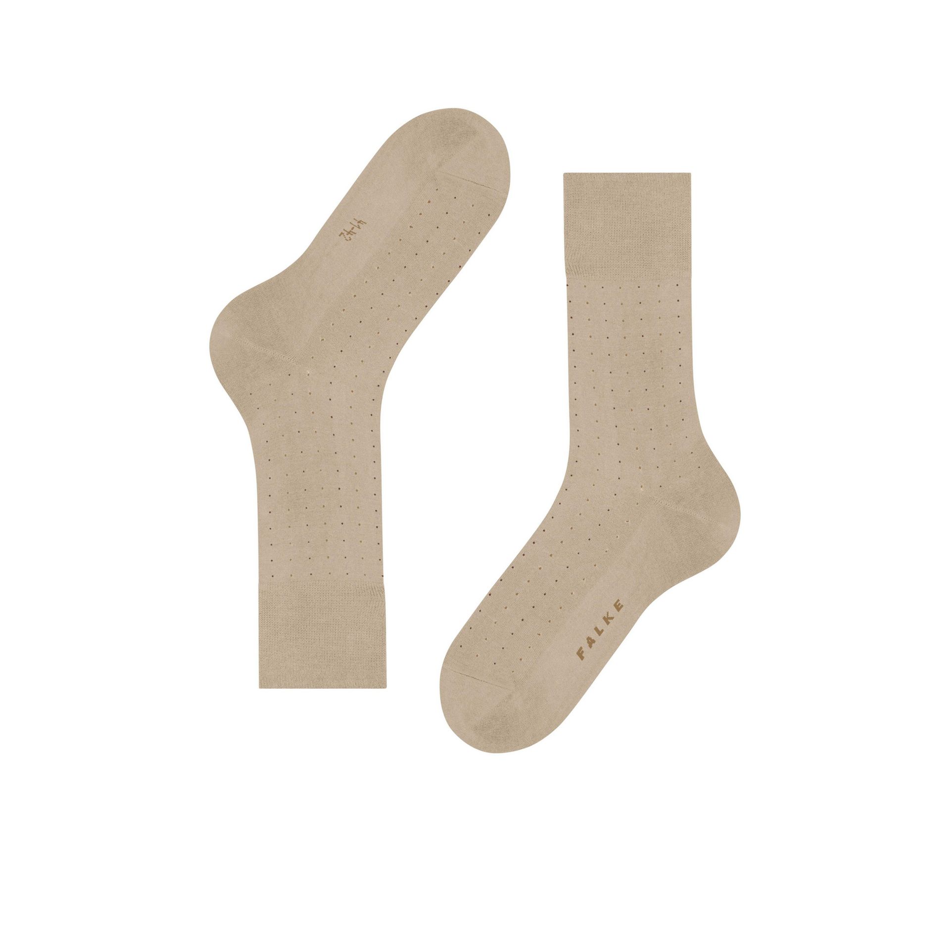 Falke Tiago Dotted Line Silk 261893 beige