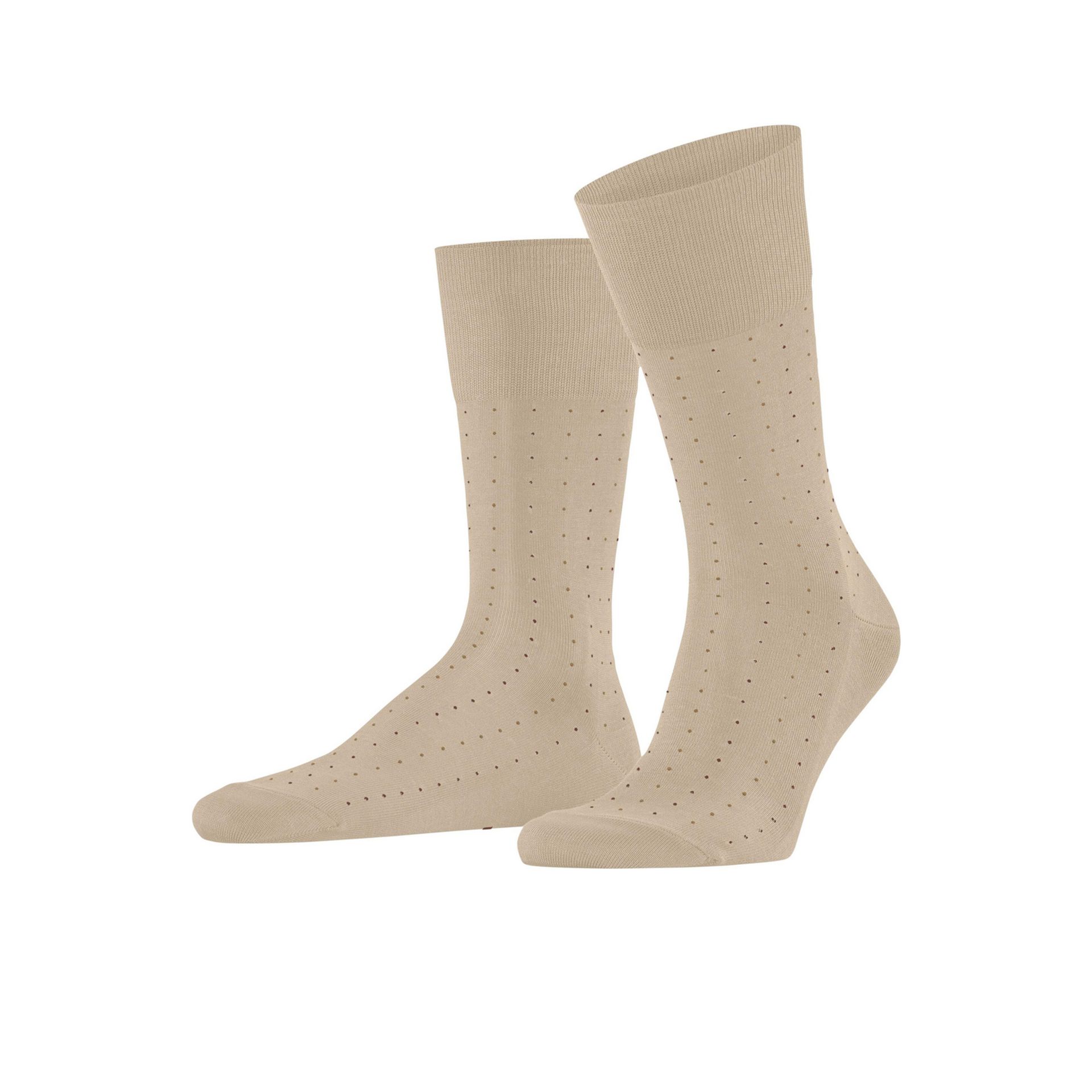 Falke Tiago Dotted Line Silk 261893 beige