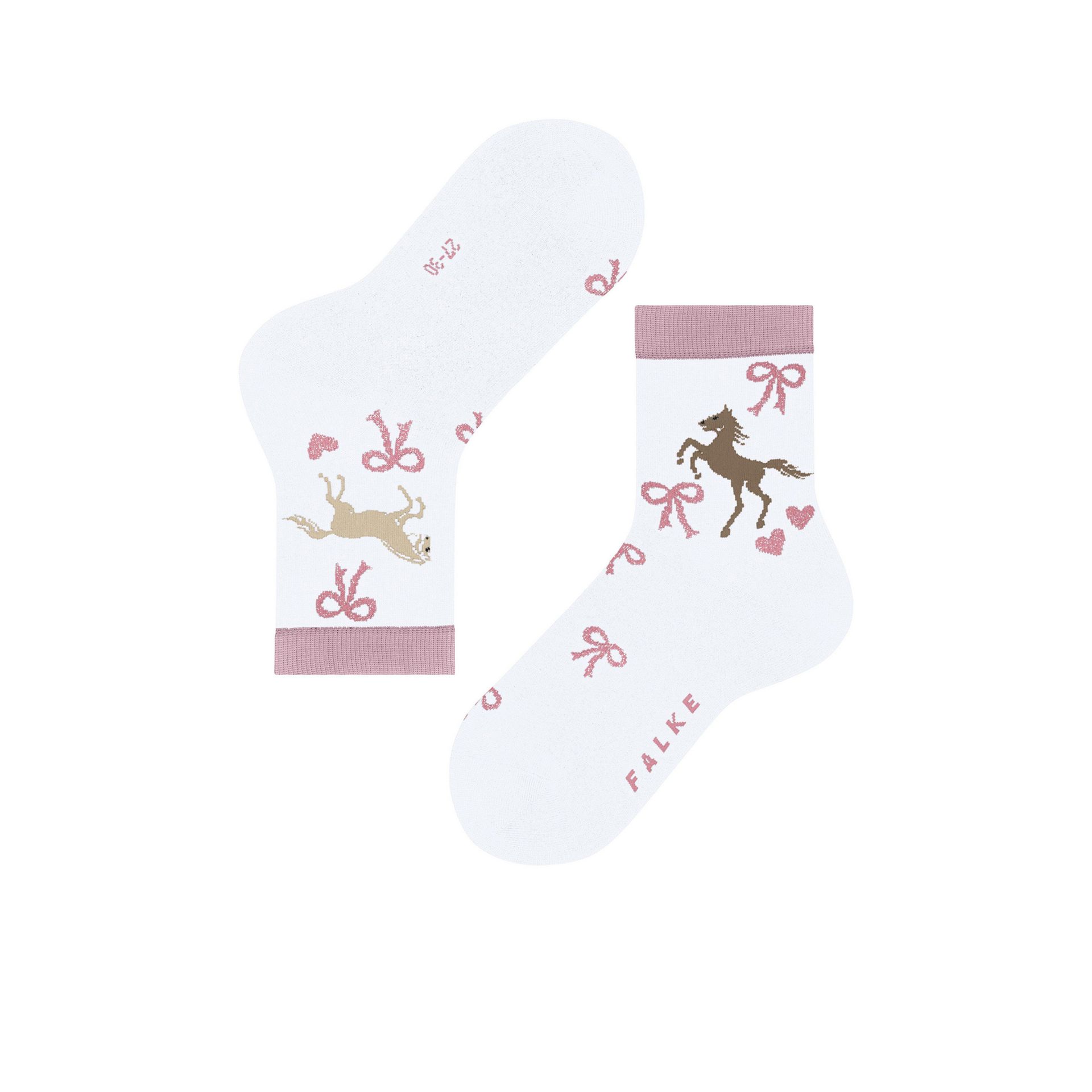 Falke Sokken Western Horses 261909 wit