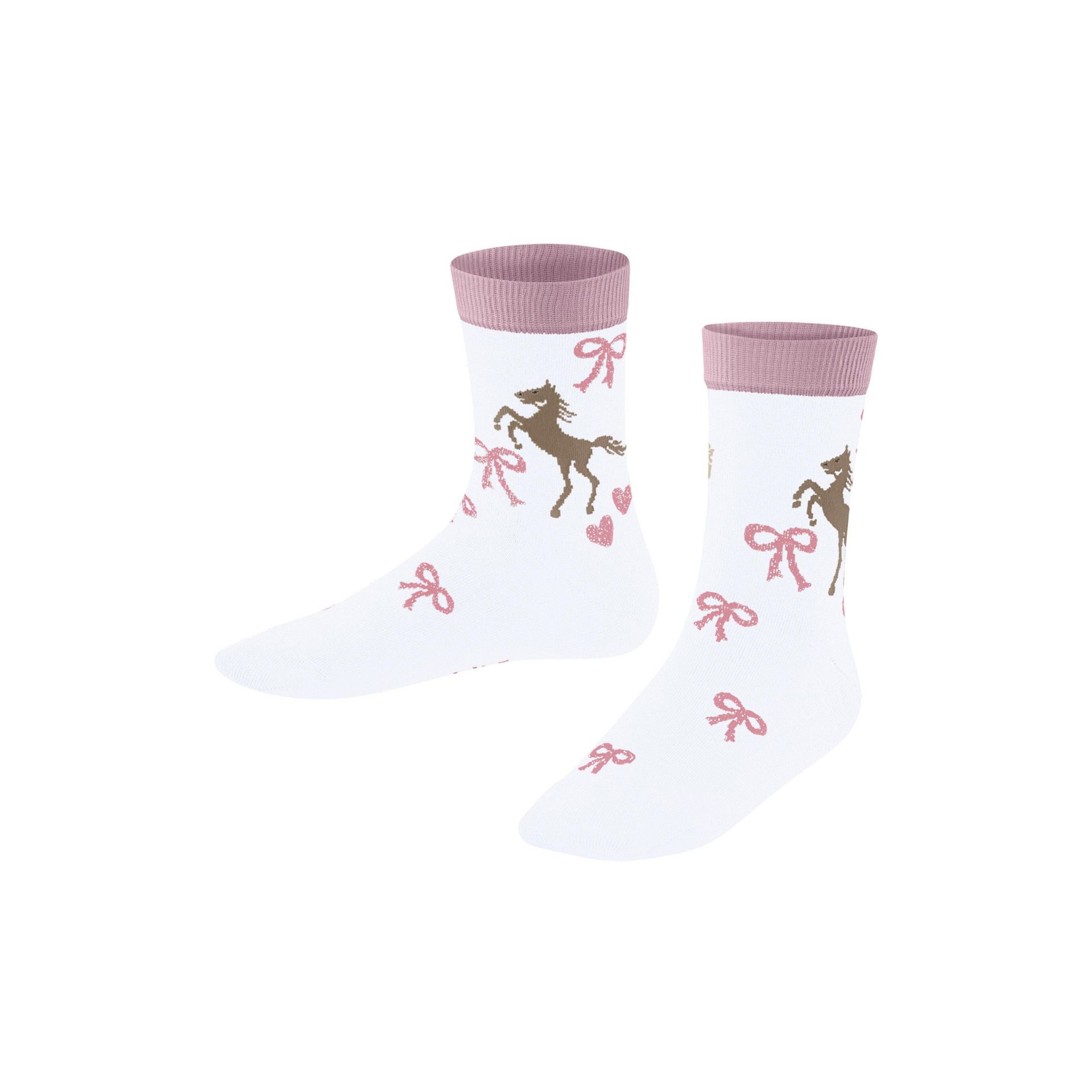 Falke Sokken Western Horses 261909 wit