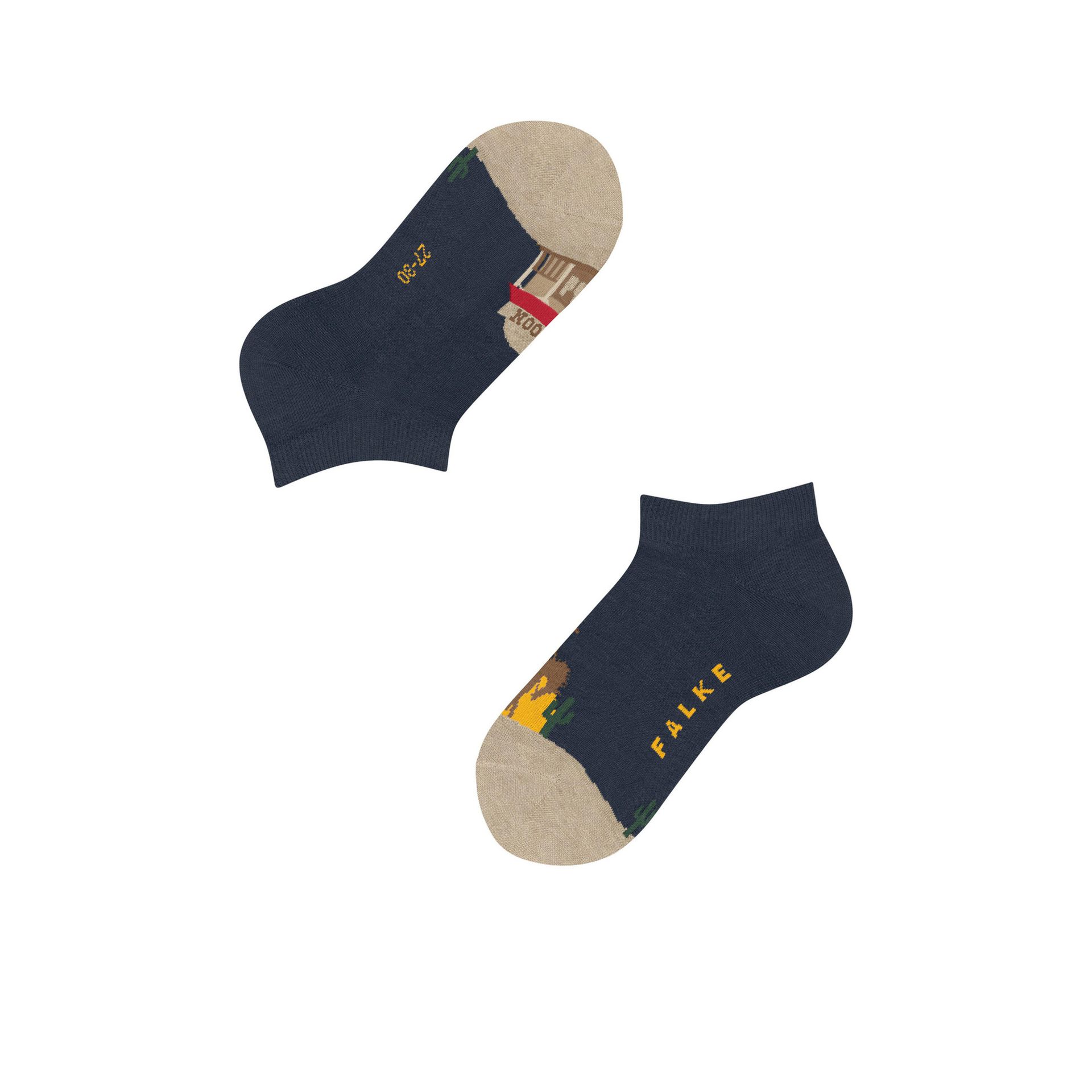 Falke Sokken Wild West 261910 blauw