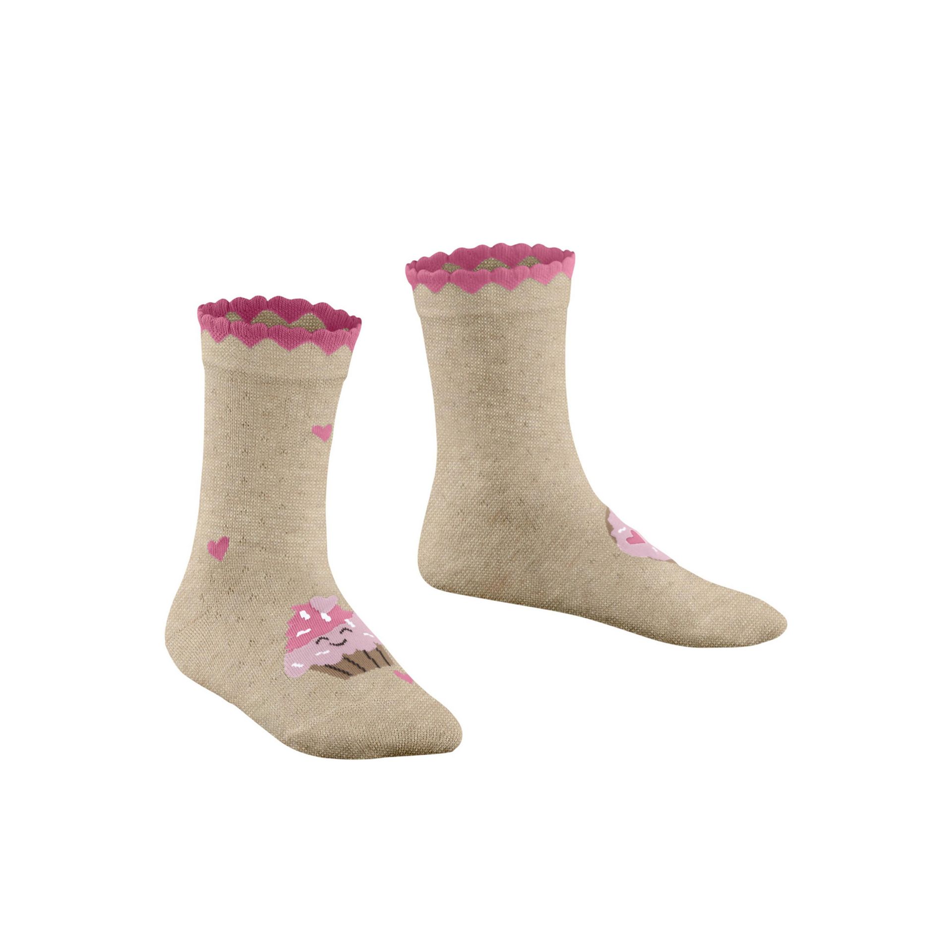 Falke Sokken Cute Pastries 261911 beige