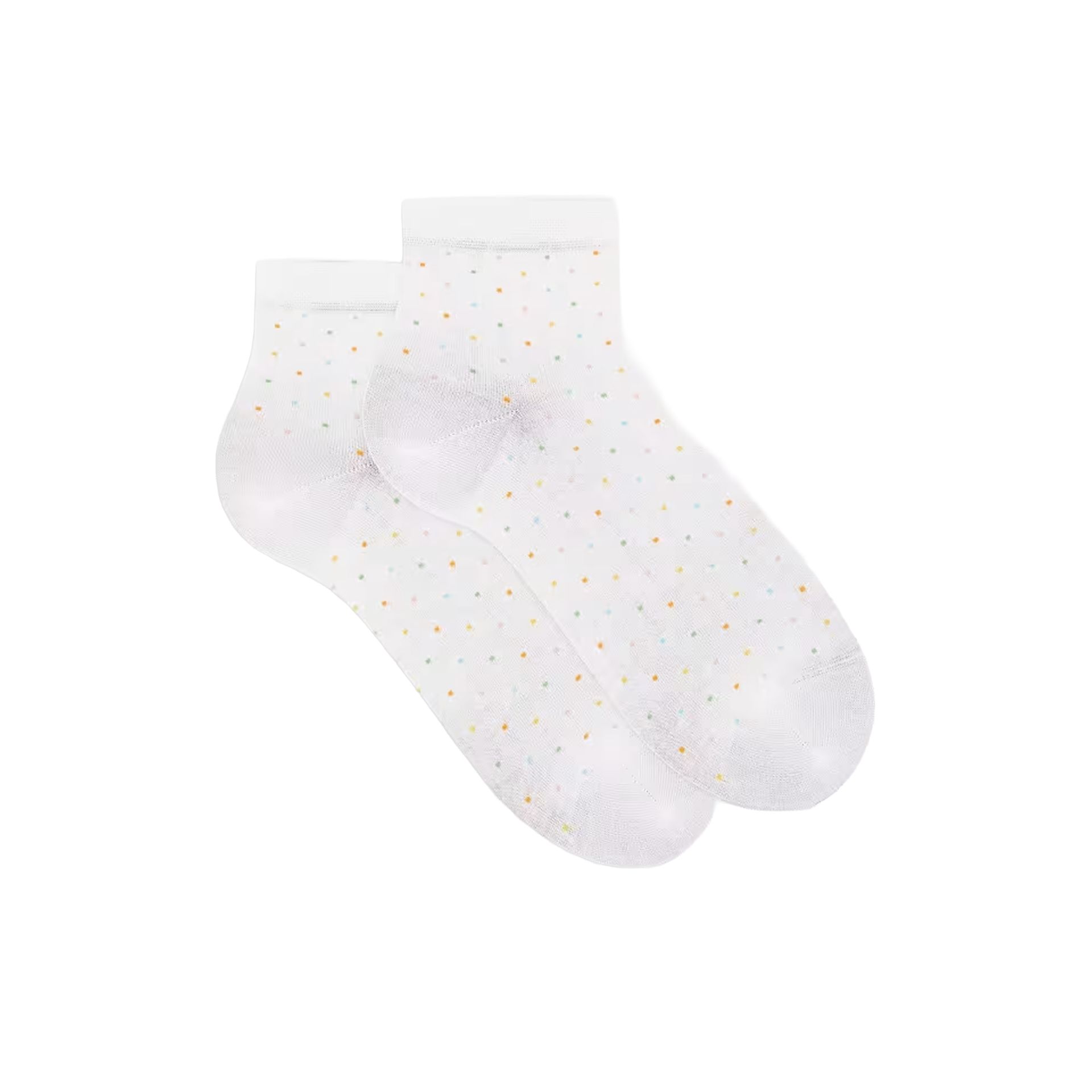 Doré Doré Sokken Fantaisie Fond Blanc 262051 wit