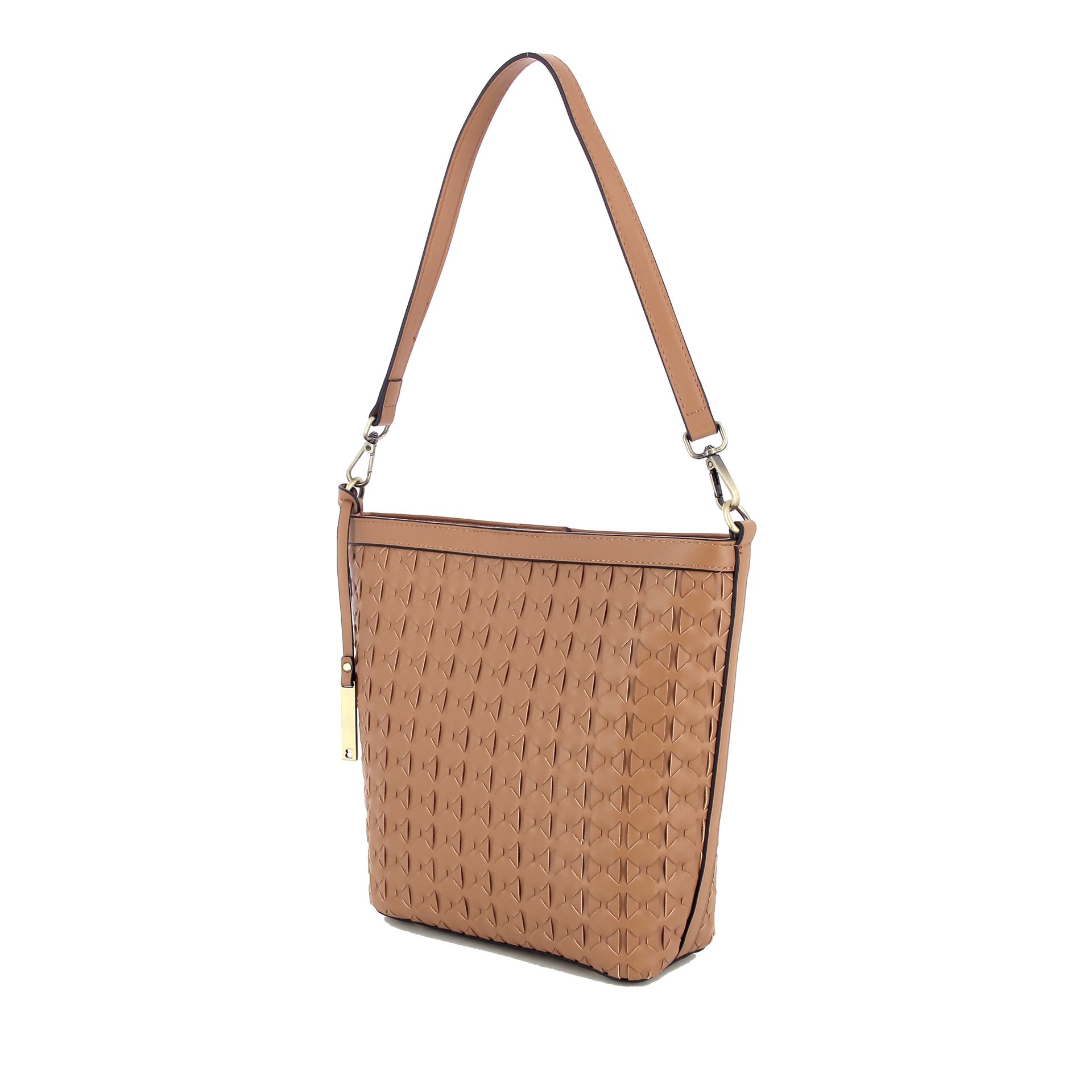 Bulaggi Woven Bucket 262199 cognac