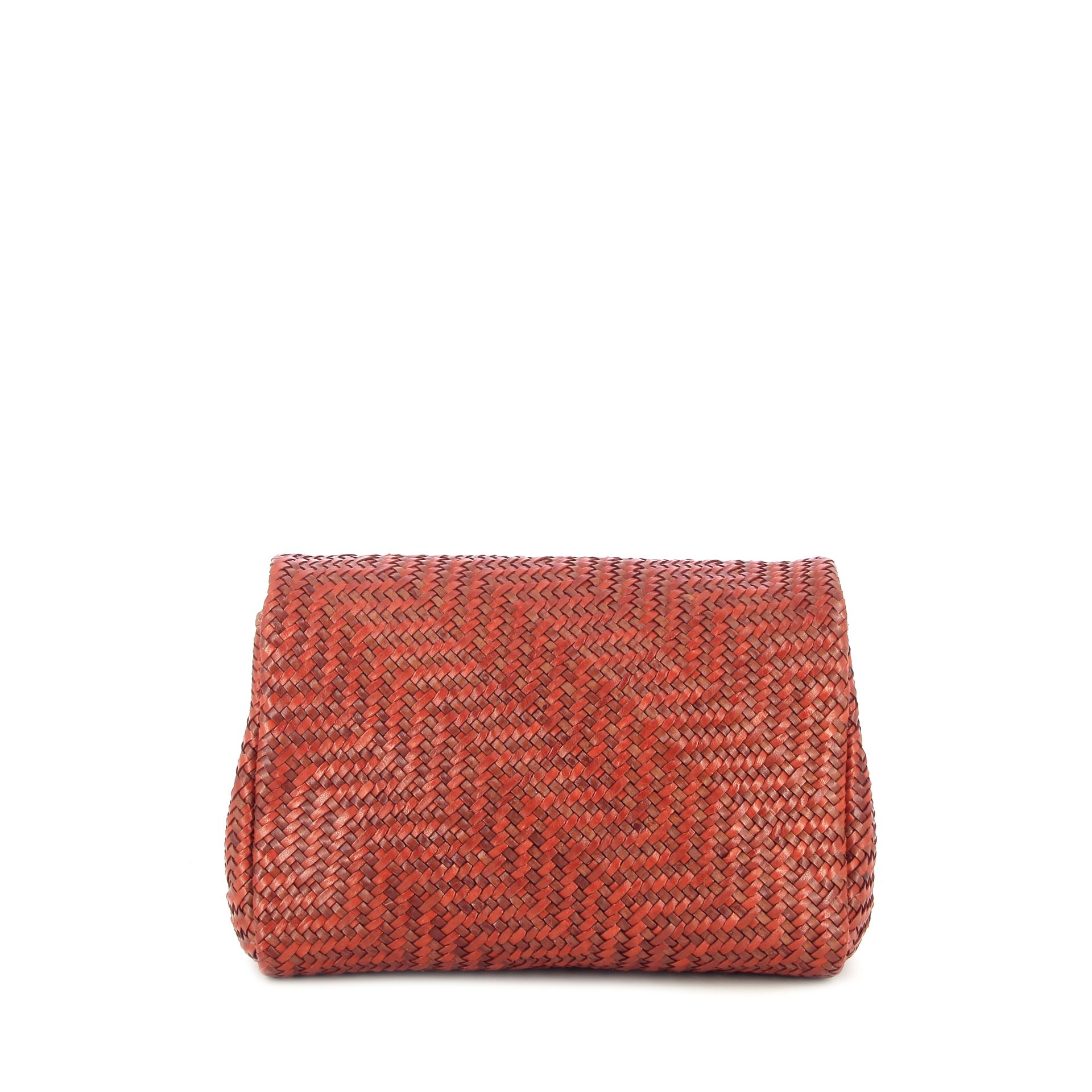 Allan K Caroline Fringes Zigzag Tangerine 262328 cognac