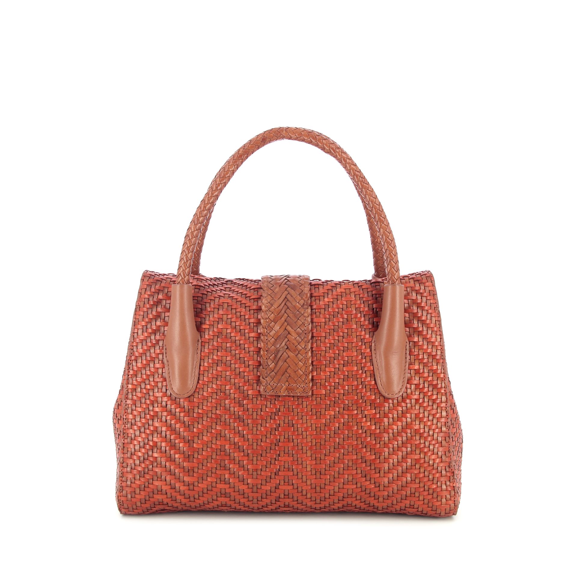Allan K Kirsten Small Zigzag Tangerine 262338 cognac