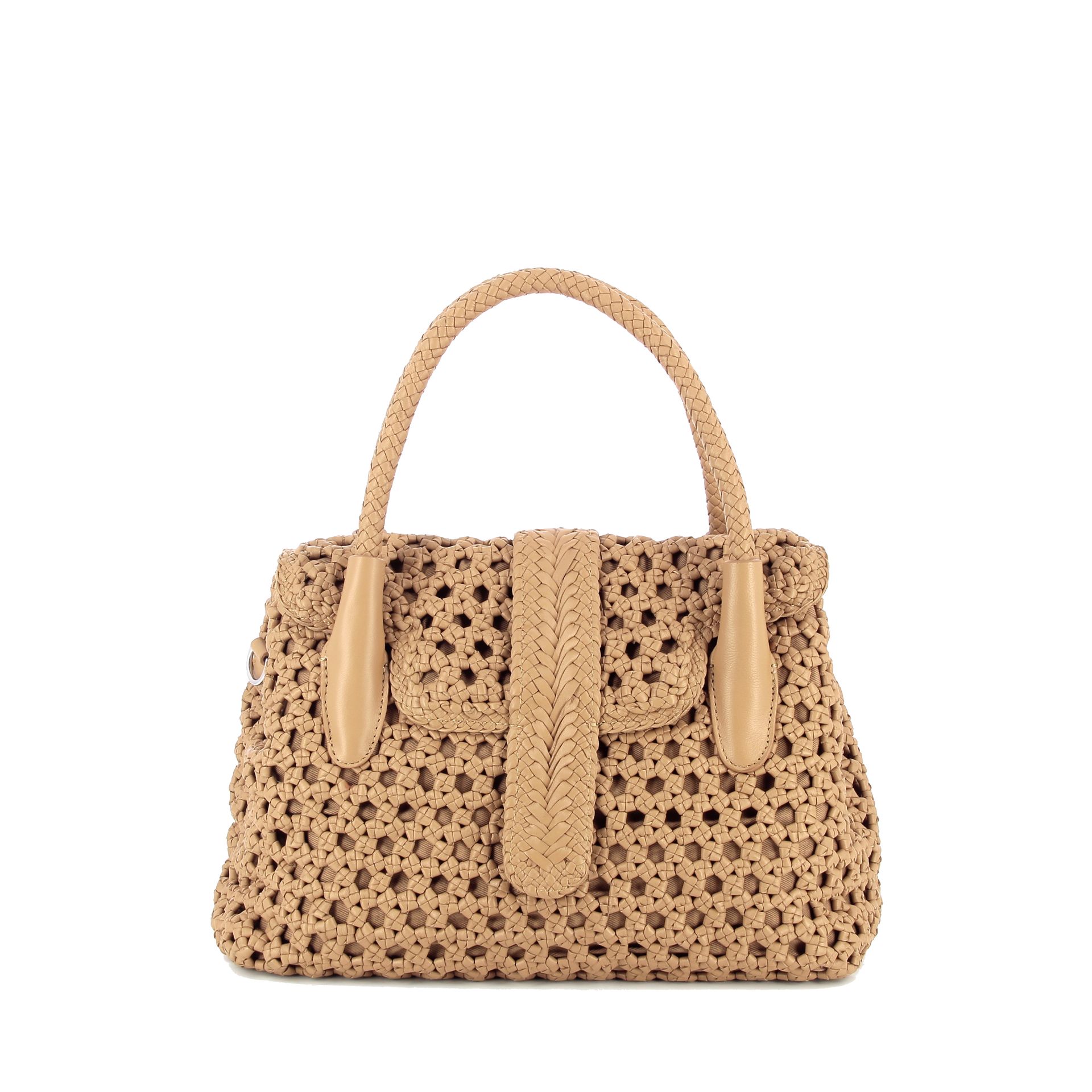 Allan K Kirsten Small Hexa Camel 262363 cognac