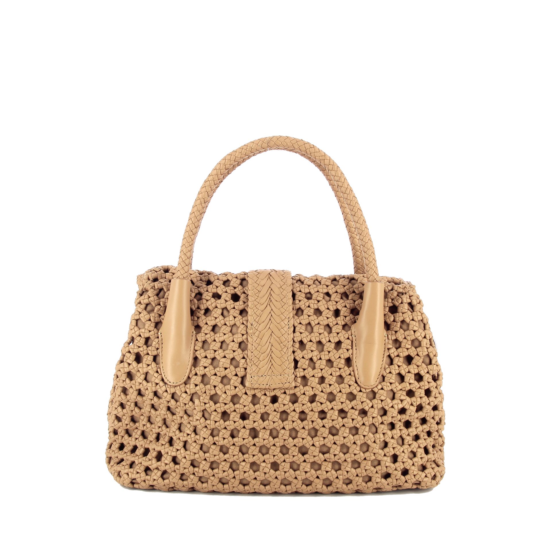 Allan K Kirsten Small Hexa Camel 262363 cognac