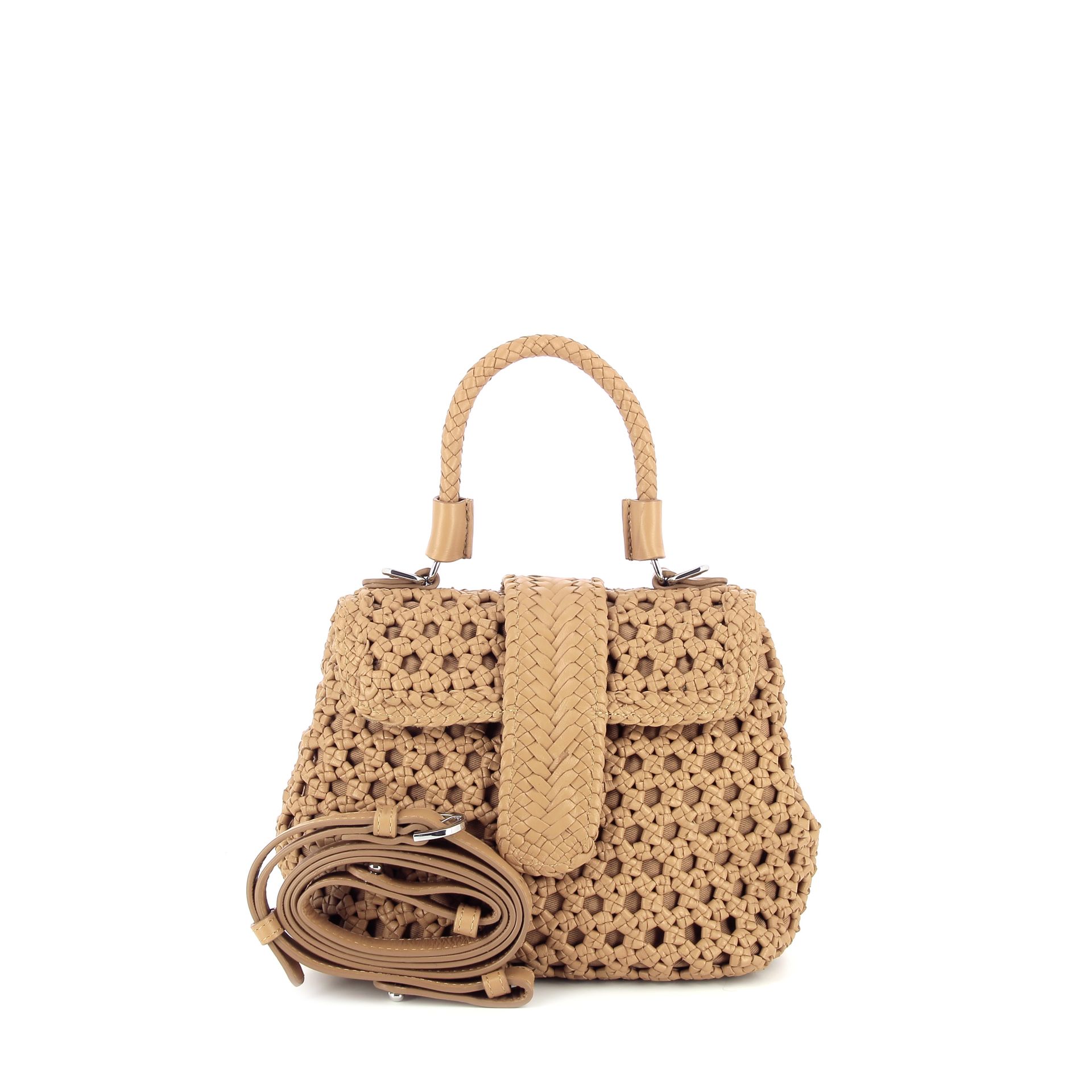 Allan K Kirsten Mini Hexa Camel 262368 cognac