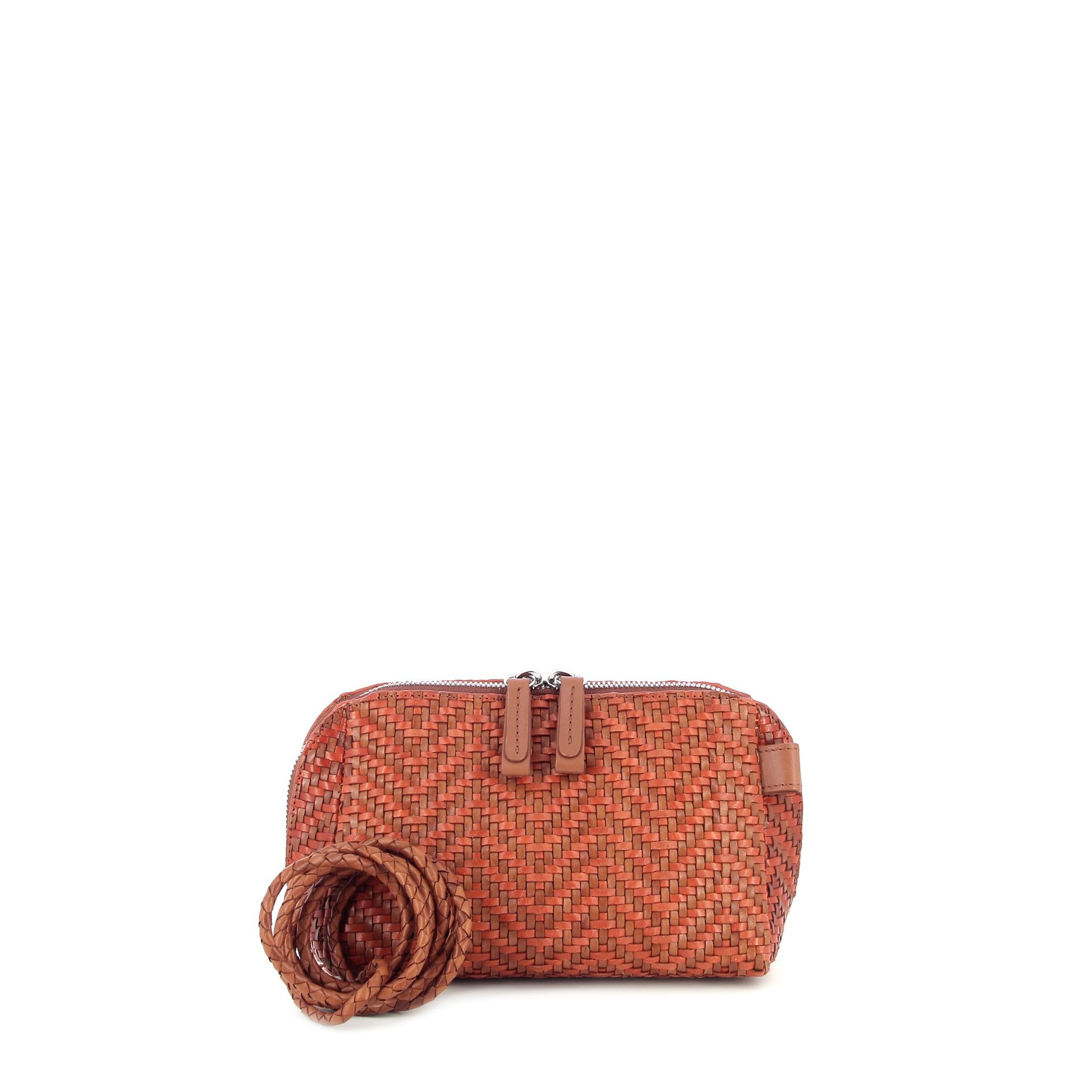 Allan K Wuxi Mini Zigzag Tangerine 262389 cognac