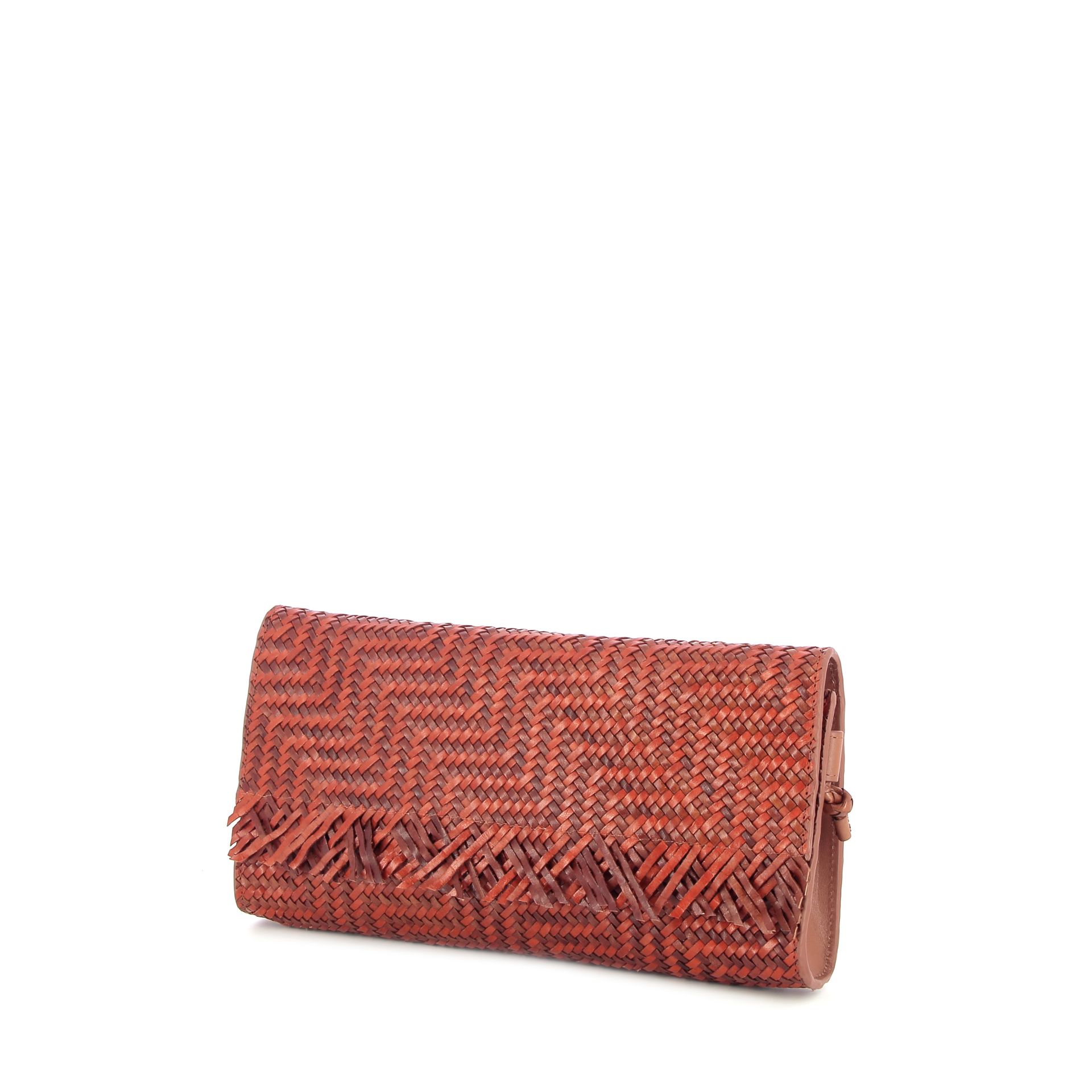 Allan K Valentina Fringes Zigzag Tangerine 262399 cognac