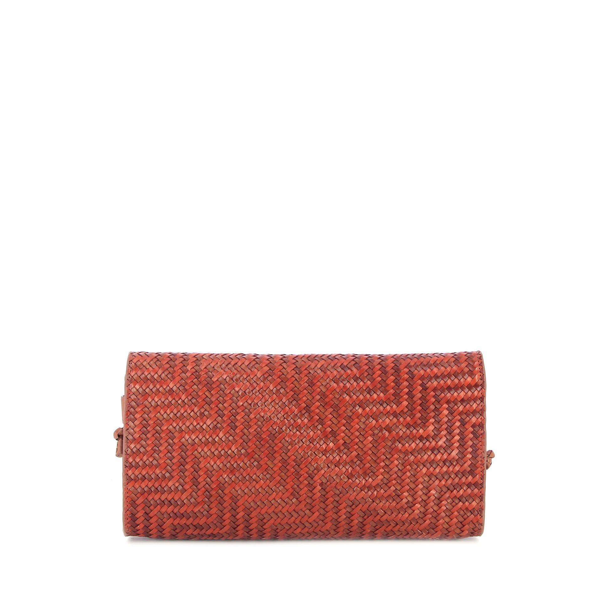 Allan K Valentina Fringes Zigzag Tangerine 262399 cognac