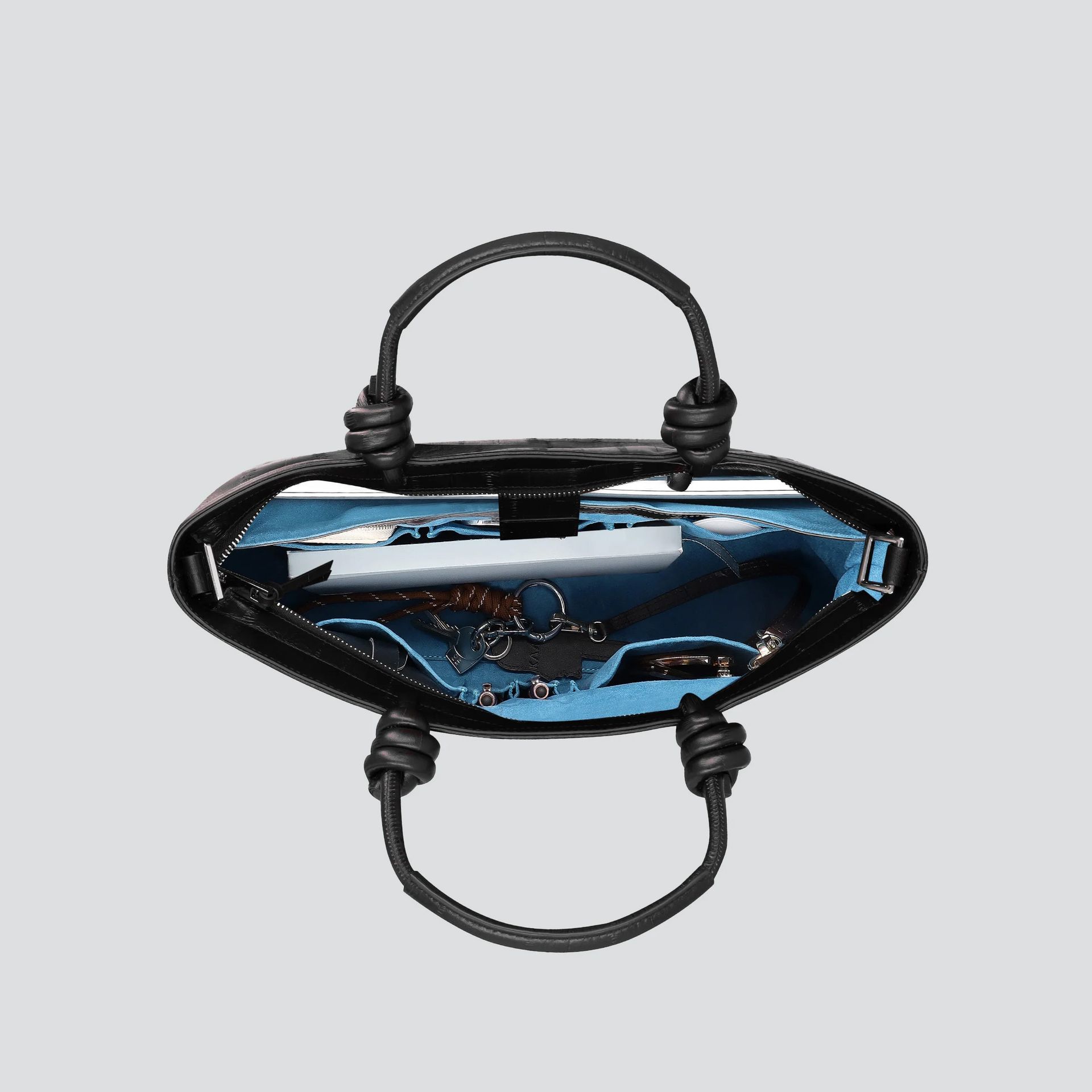 Kaai Midi Loop Eel Black 262776 zwart