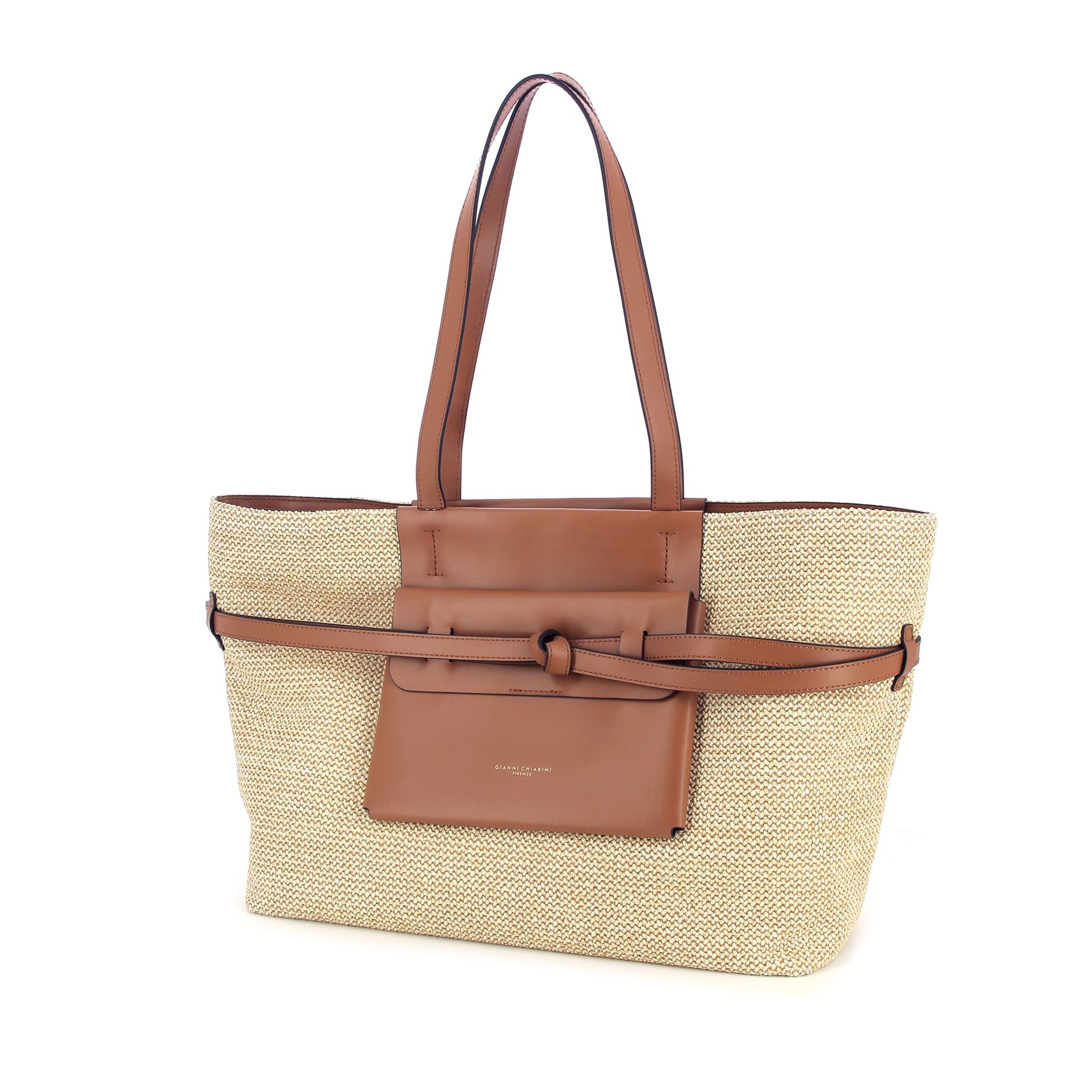 Gianni Chiarini Belty Shopper Large Naturale Cuoio 262799 beige