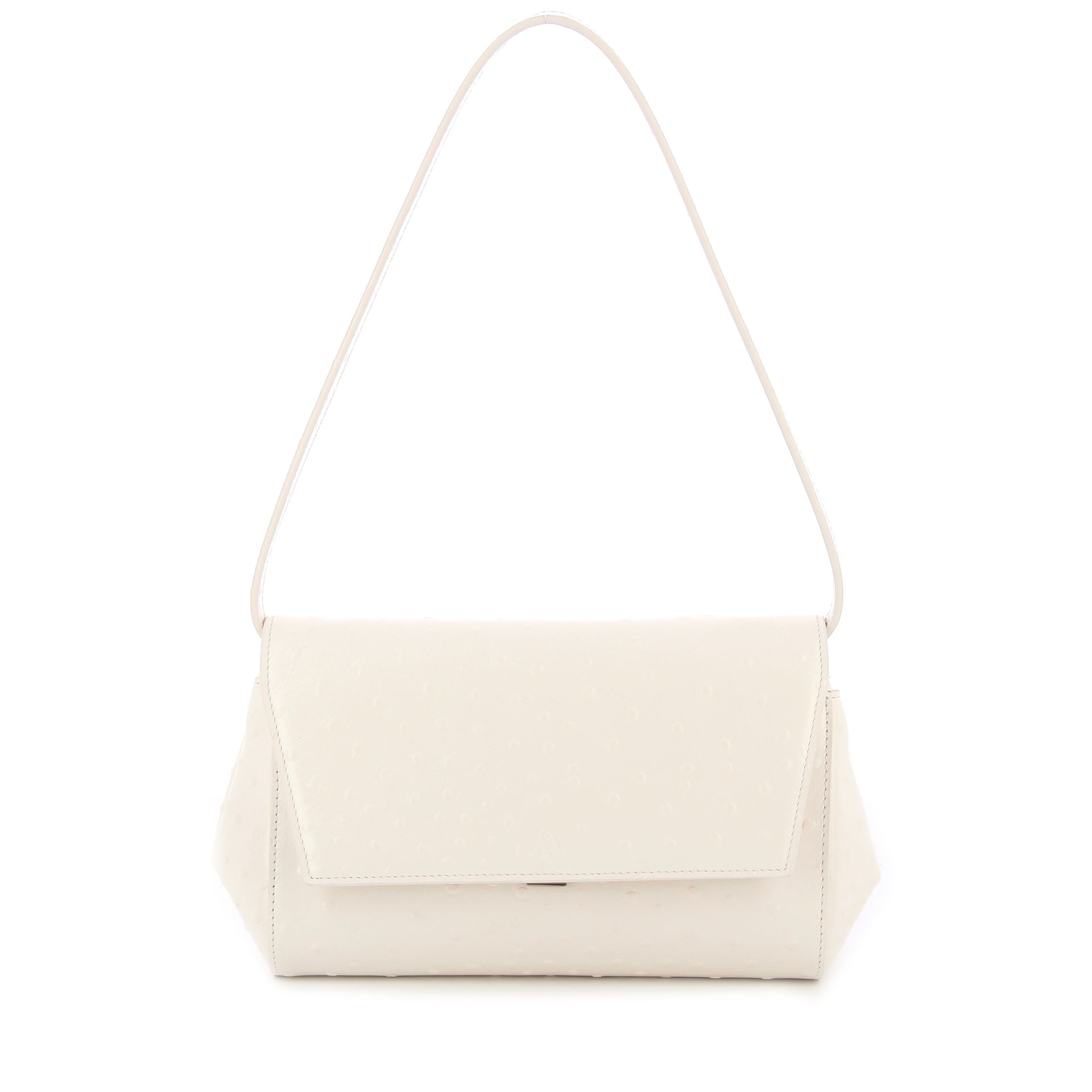 Kaai Ikon Clutch Ostrich Cream 262840 beige