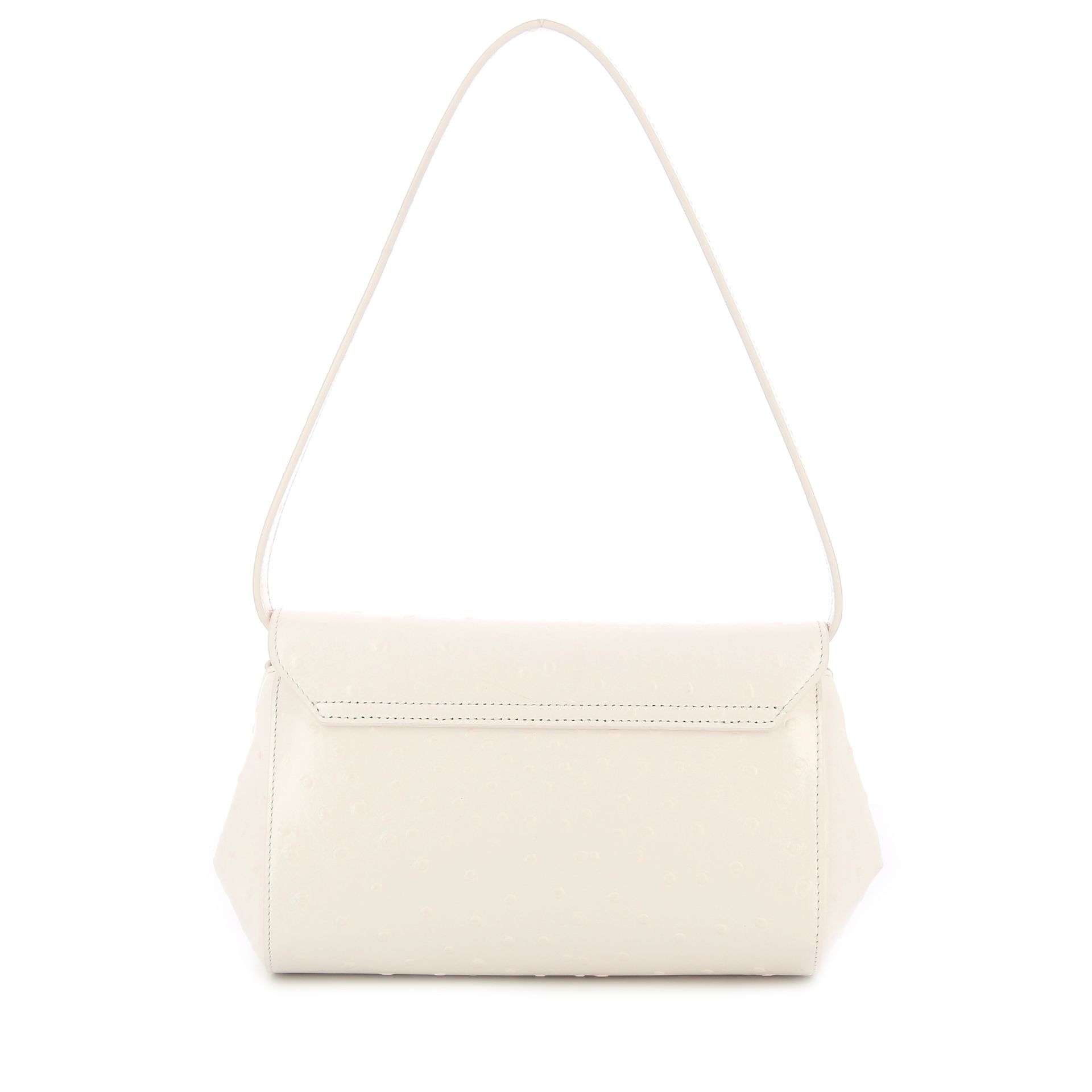 Kaai Ikon Clutch Ostrich Cream 262840 beige