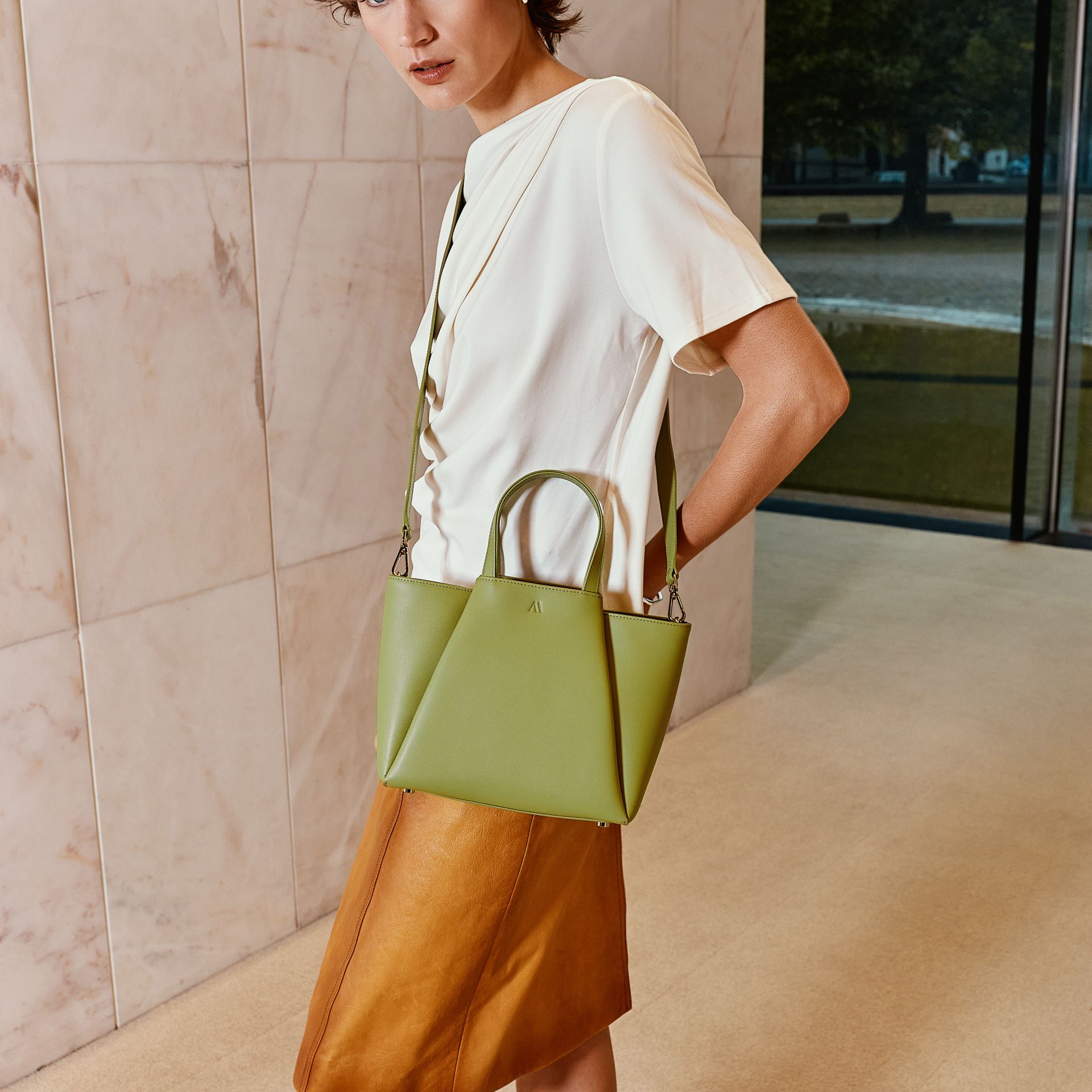 Kaai Mini Pyramid Pistachio Green 262845 groen