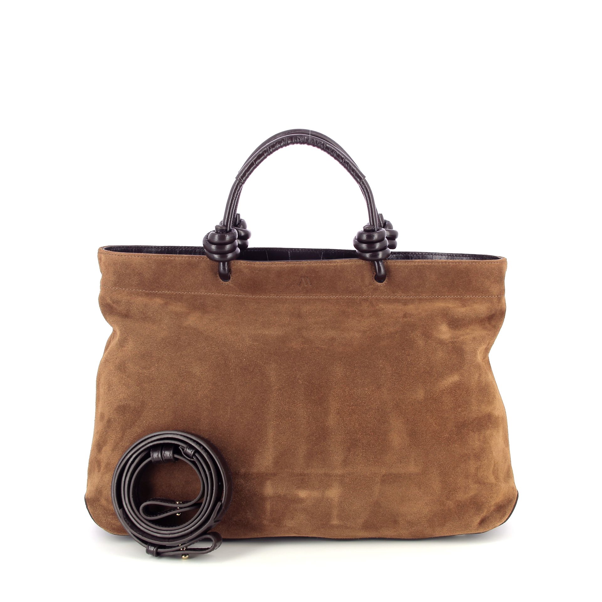 Kaai Midi Loop Suède Cognac 262863 cognac