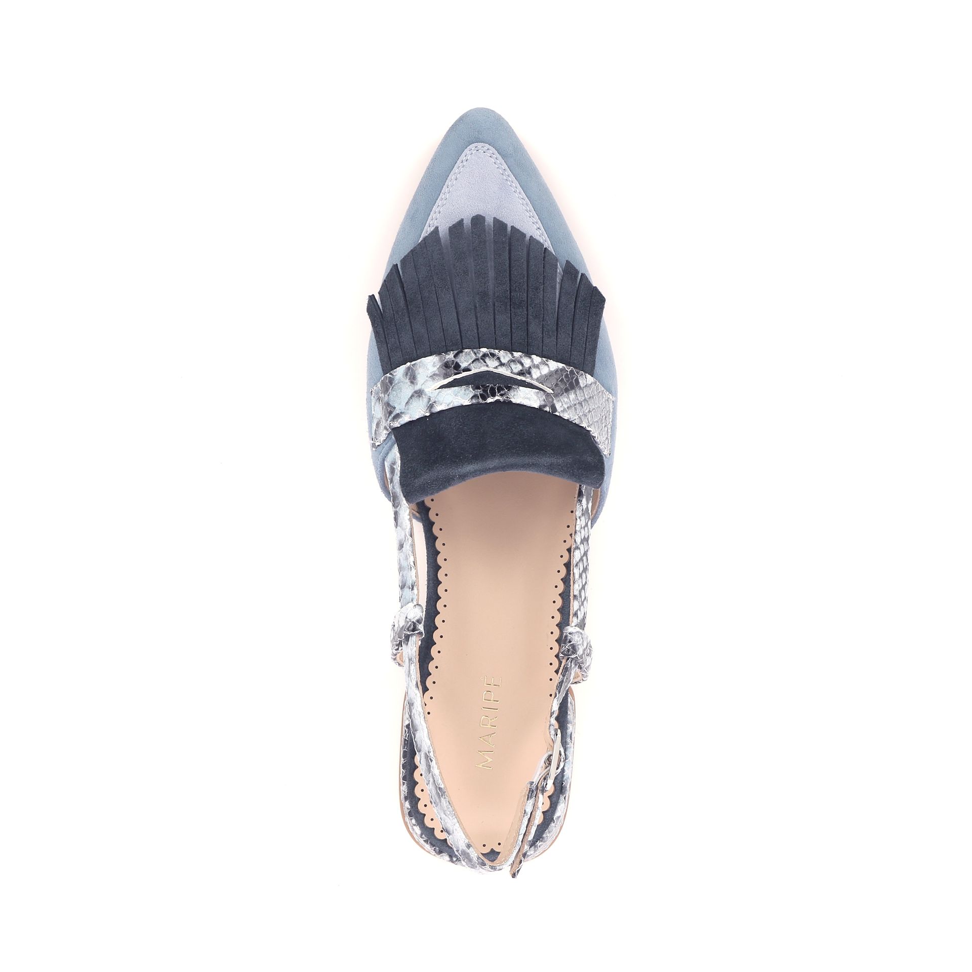 Maripé Slingback 262980 blauw