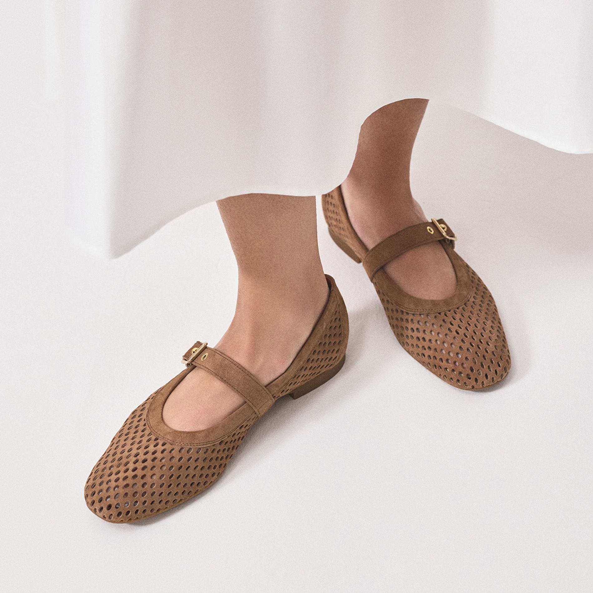 Paul Green Ballerina 263237 cognac