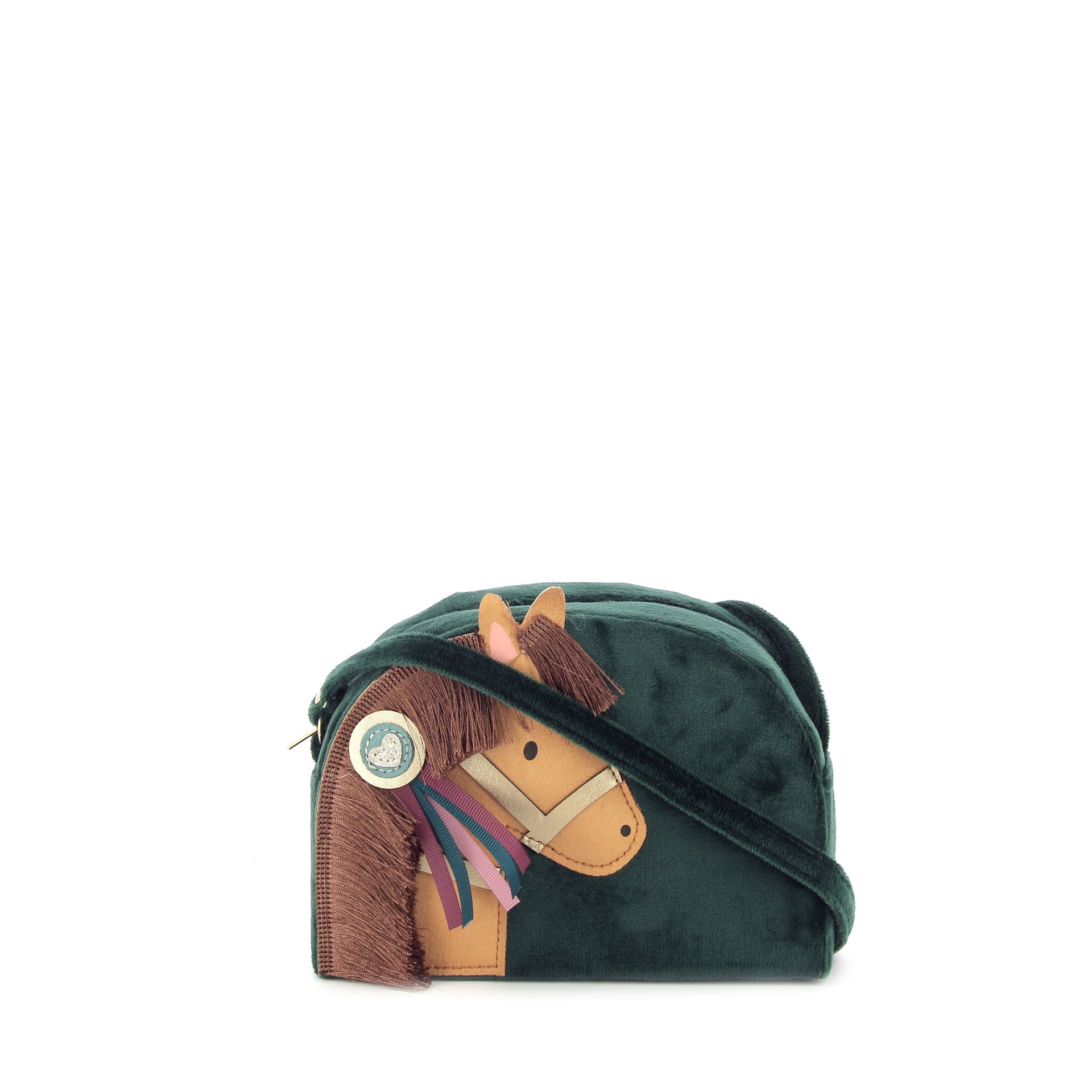 Mimi & Lula Pony pal velvet bag 263598 groen