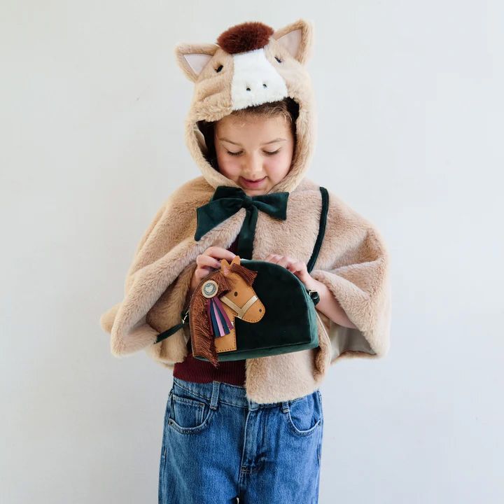 Mimi & Lula Pony pal velvet bag 263598 groen