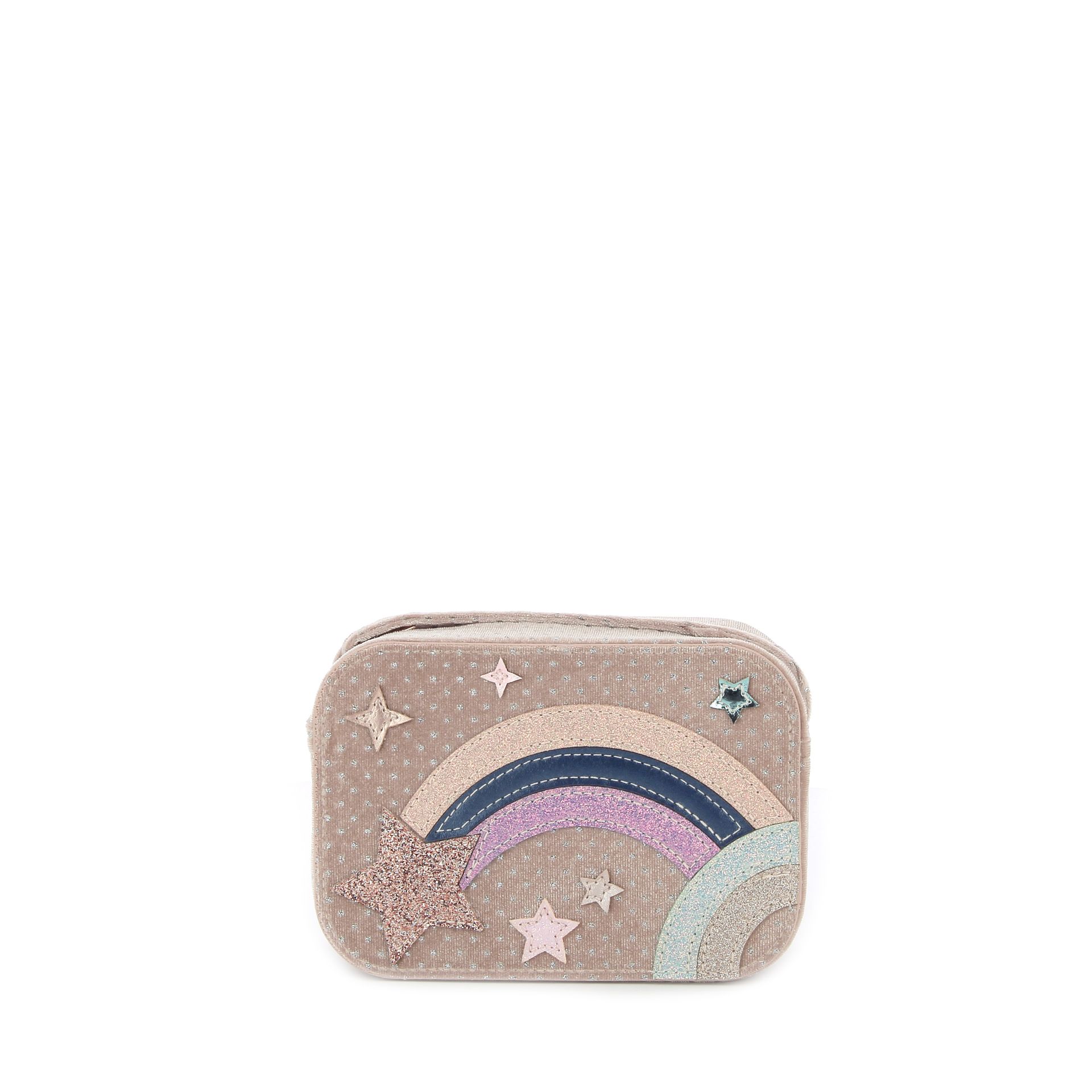 Mimi & Lula Celestial star velvet bag 263600 beige