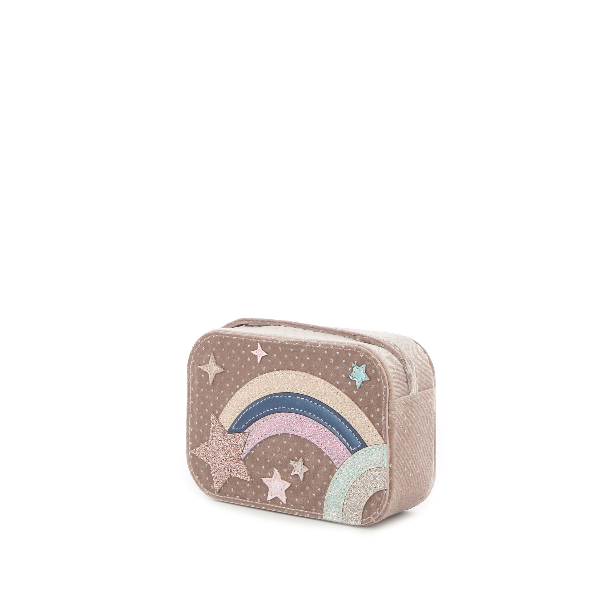 Mimi & Lula Celestial star velvet bag 263600 beige