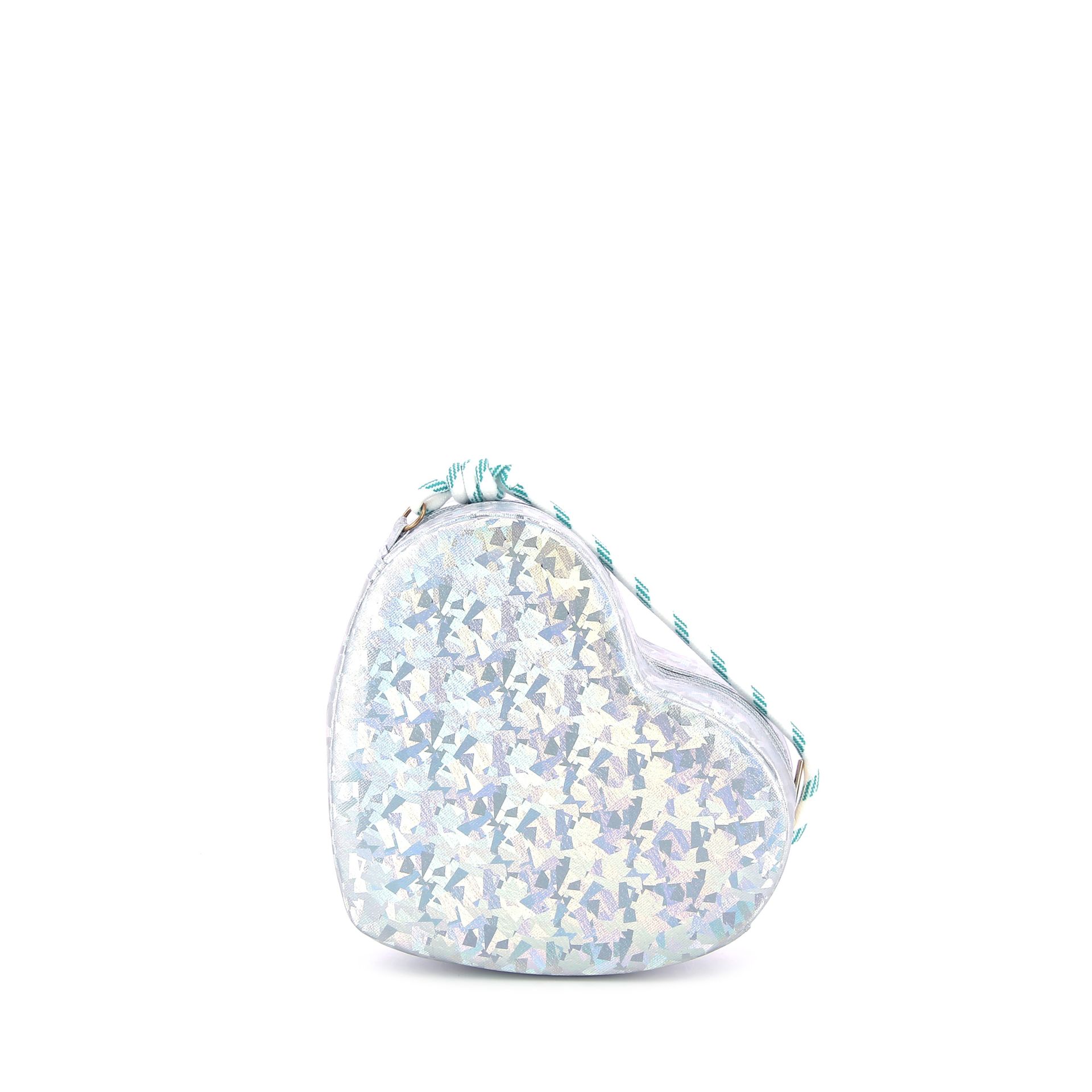 Mimi & Lula Holographic heart bag 263605 zilver