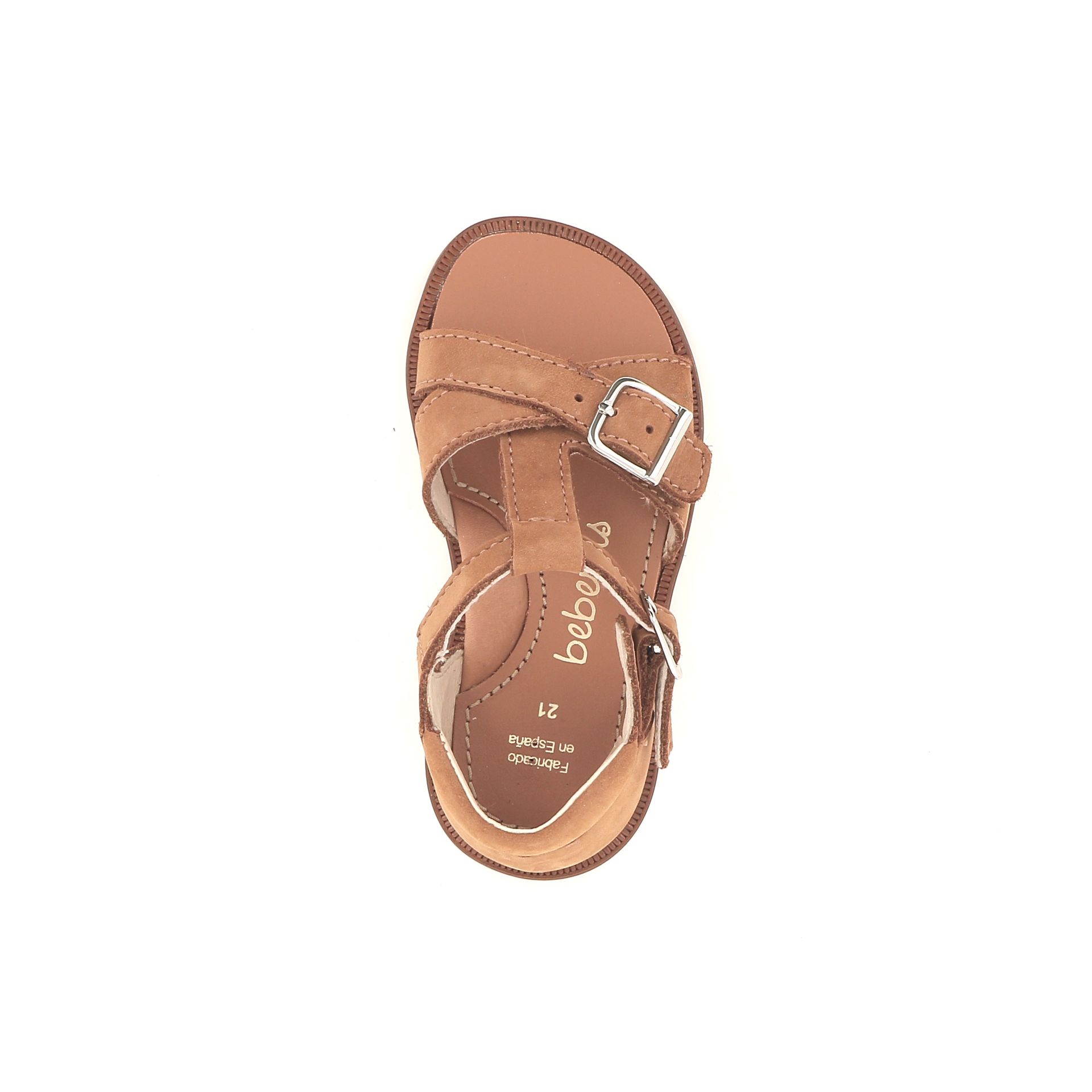 Beberlis Sandaal 263613 cognac