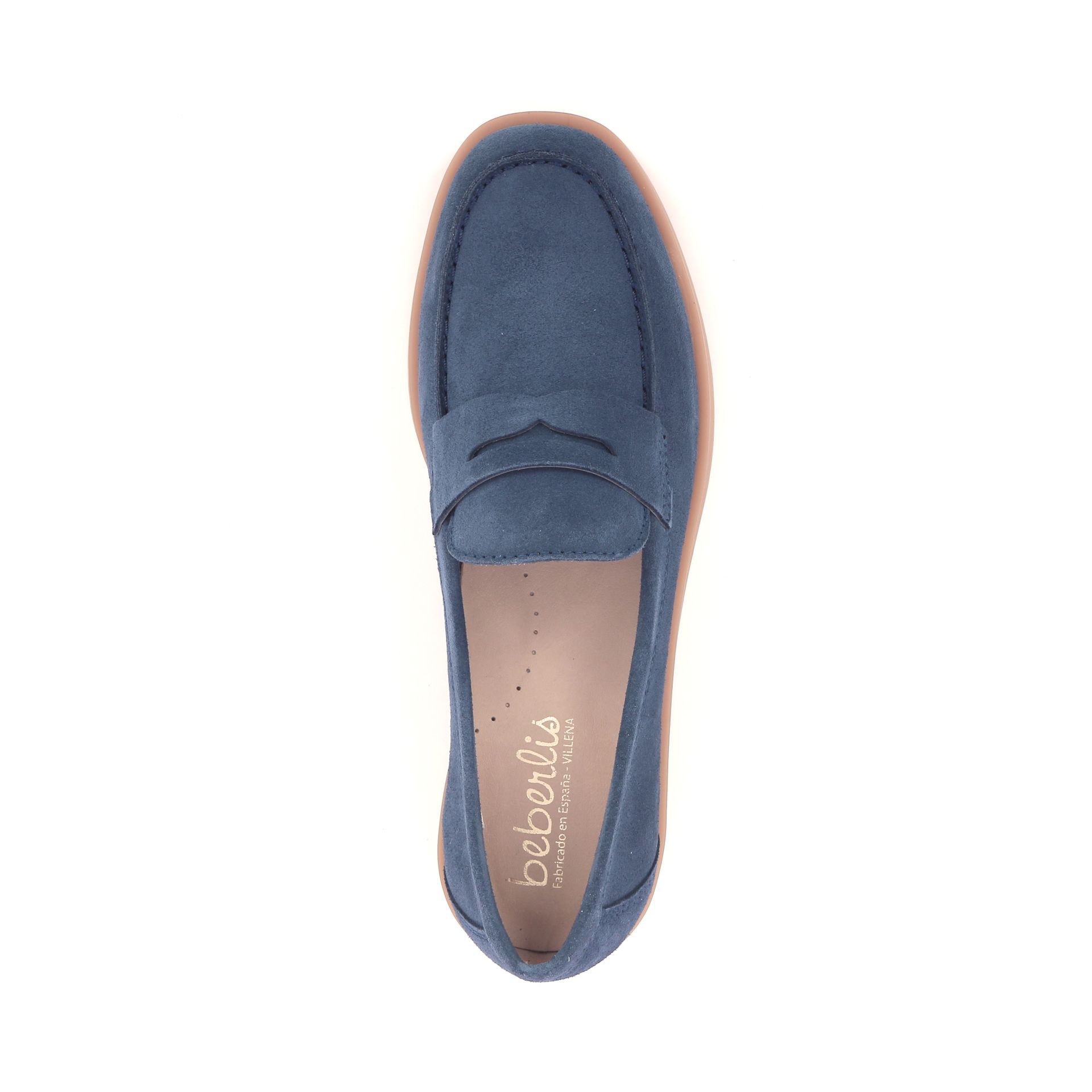 Beberlis Mocassin 263655 blauw