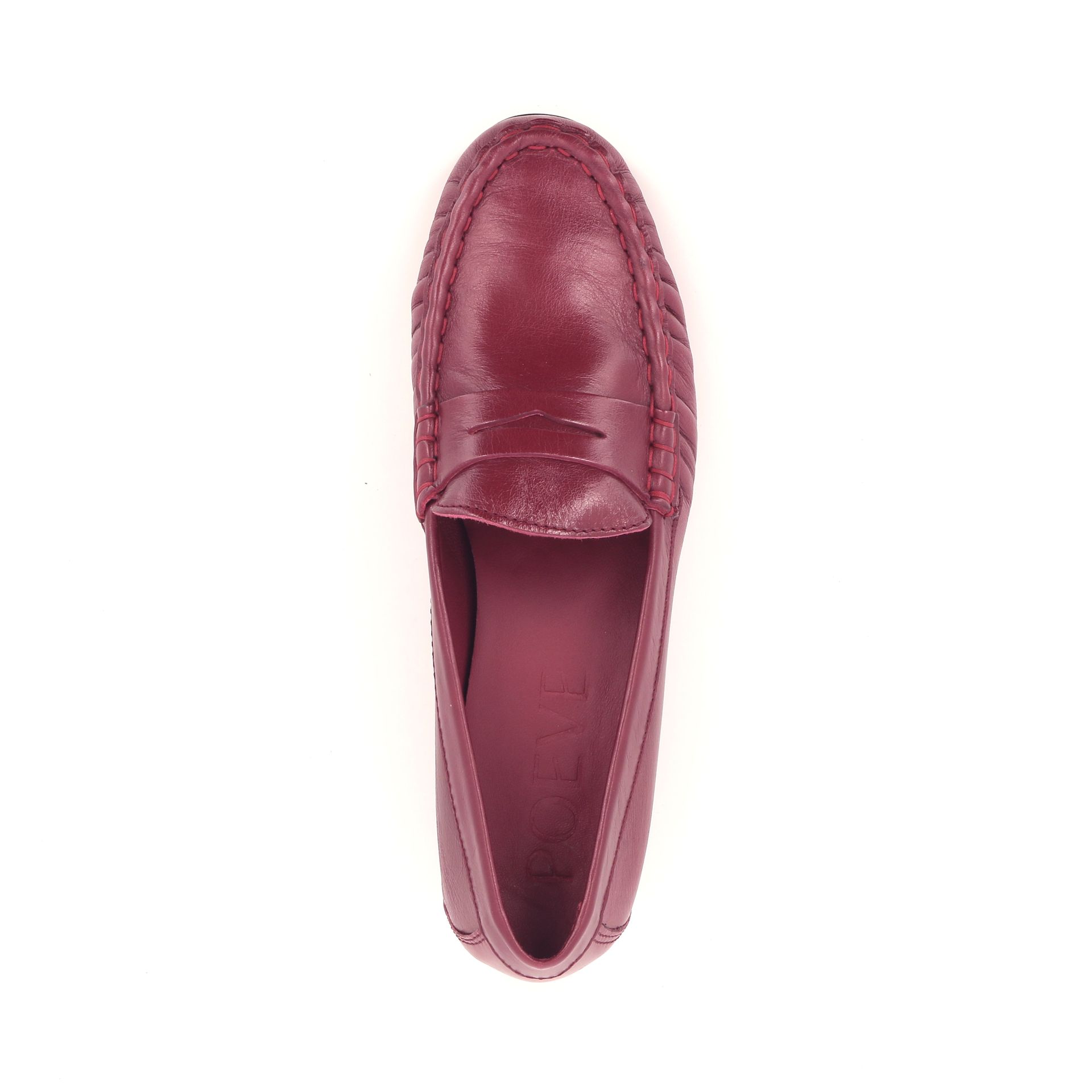 Poeve Mocassin 263829 rood