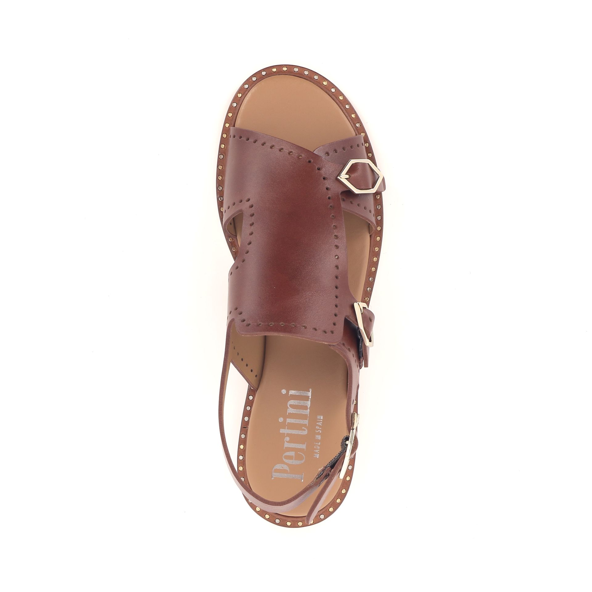 Pertini Sandaal 264023 cognac