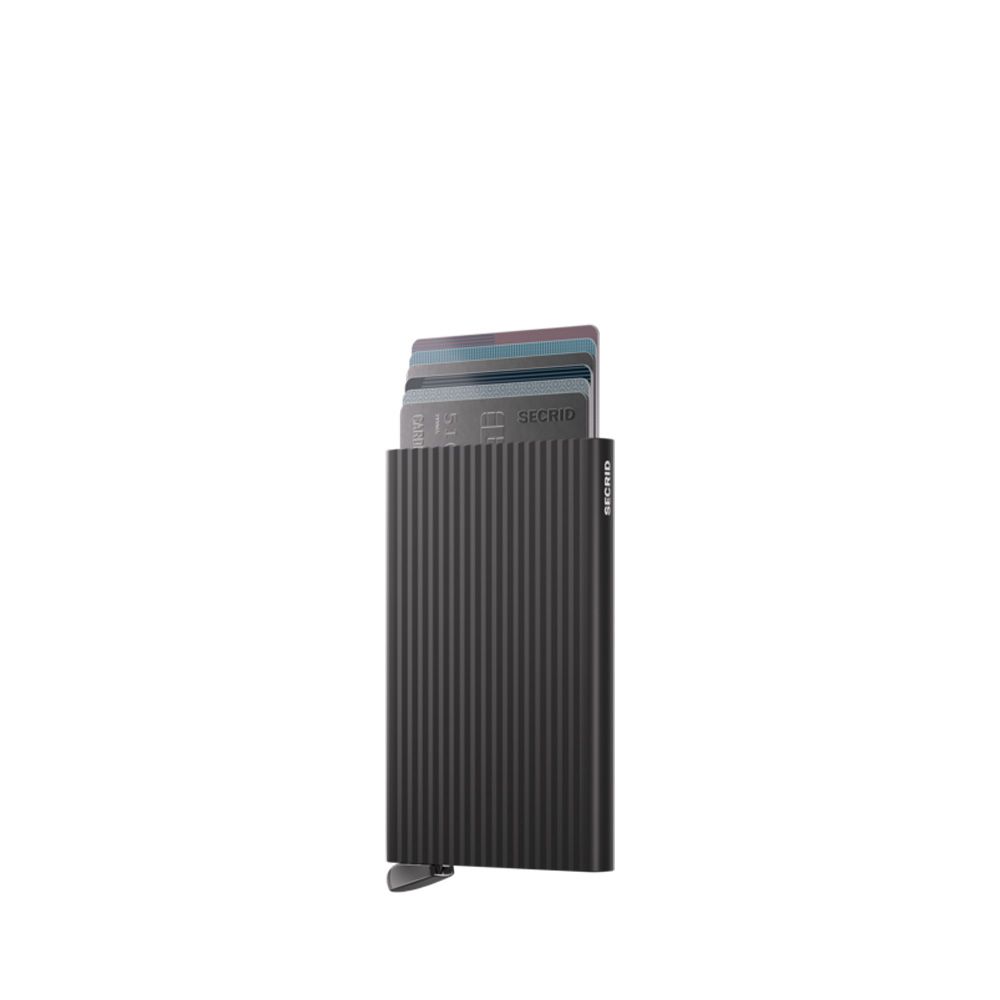 Secrid Cardprotector Fluted Black 264463 zwart