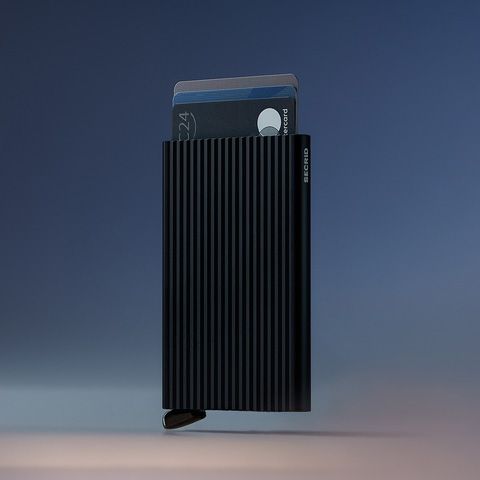 Secrid Cardprotector Fluted Black 264463 zwart