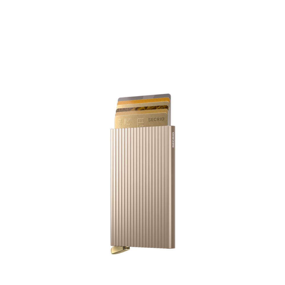 Secrid Cardprotector Fluted Cashmere 264464 goud