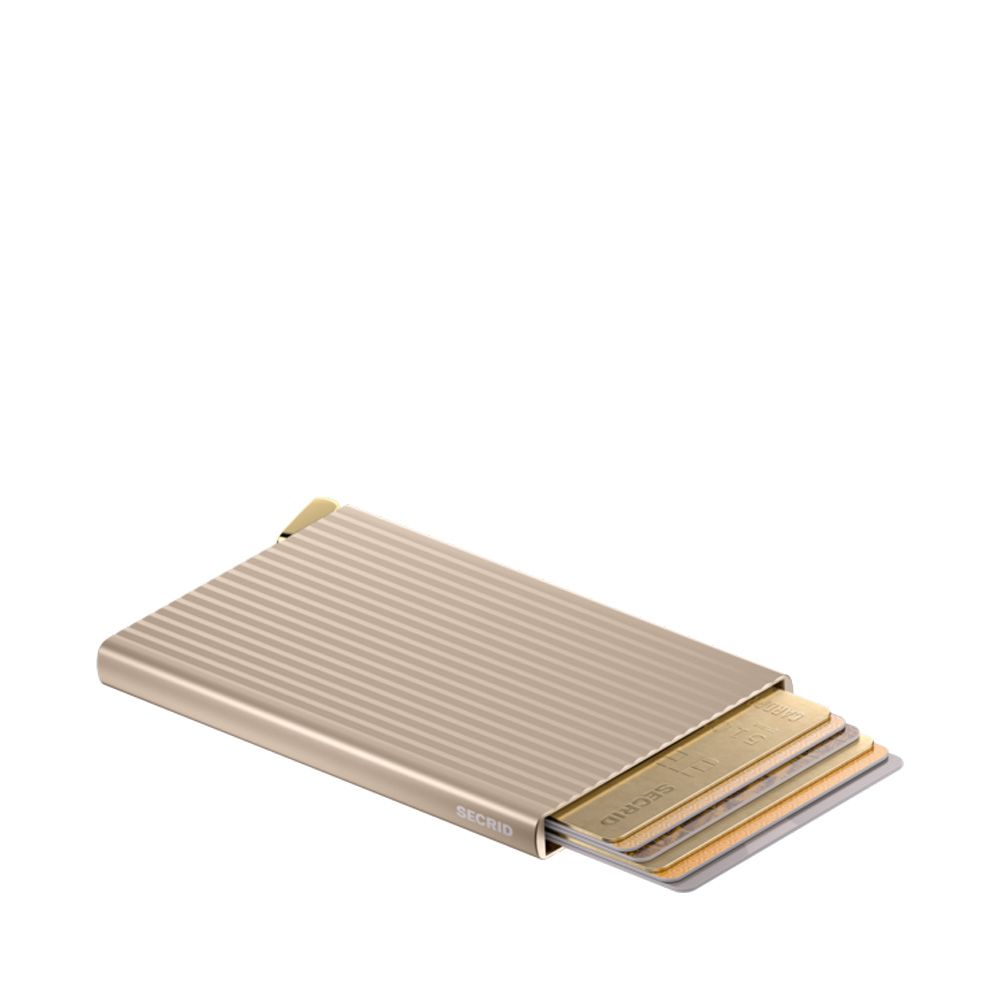 Secrid Cardprotector Fluted Cashmere 264464 goud