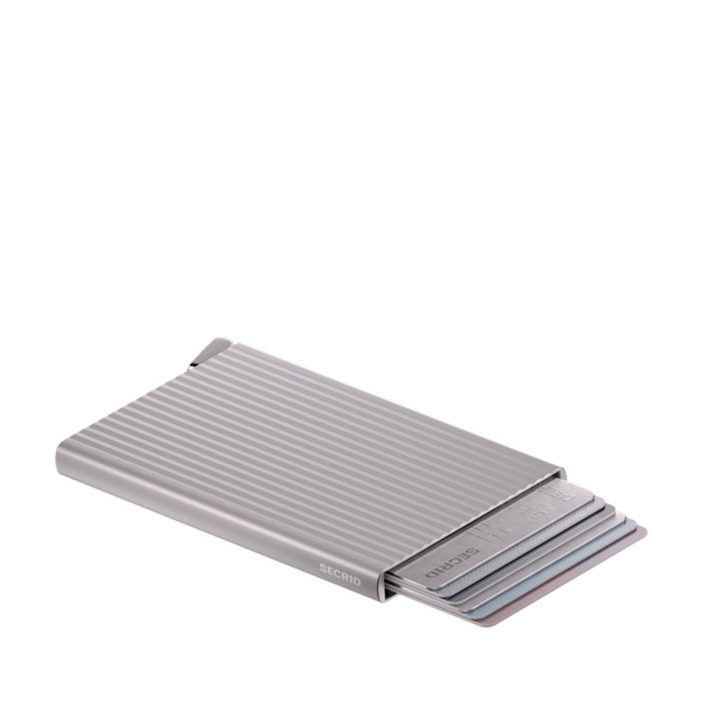 Secrid Cardprotector Fluted Silver 264465 zilver