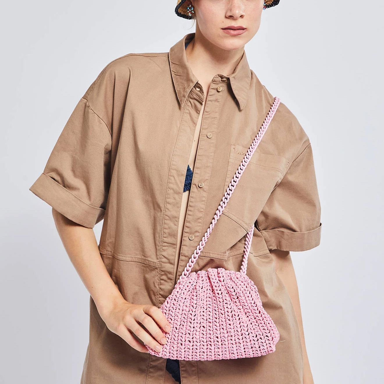 Maria La Rosa Game Mini Crochet 264498 roze