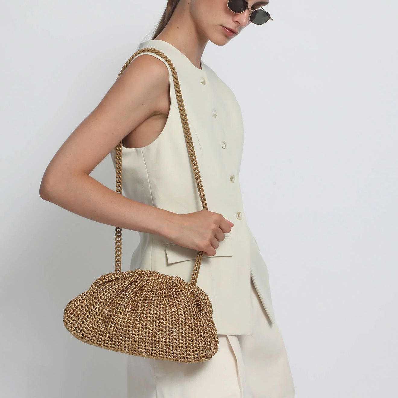 Maria La Rosa Game Crochet Glow Gold 264504 goud