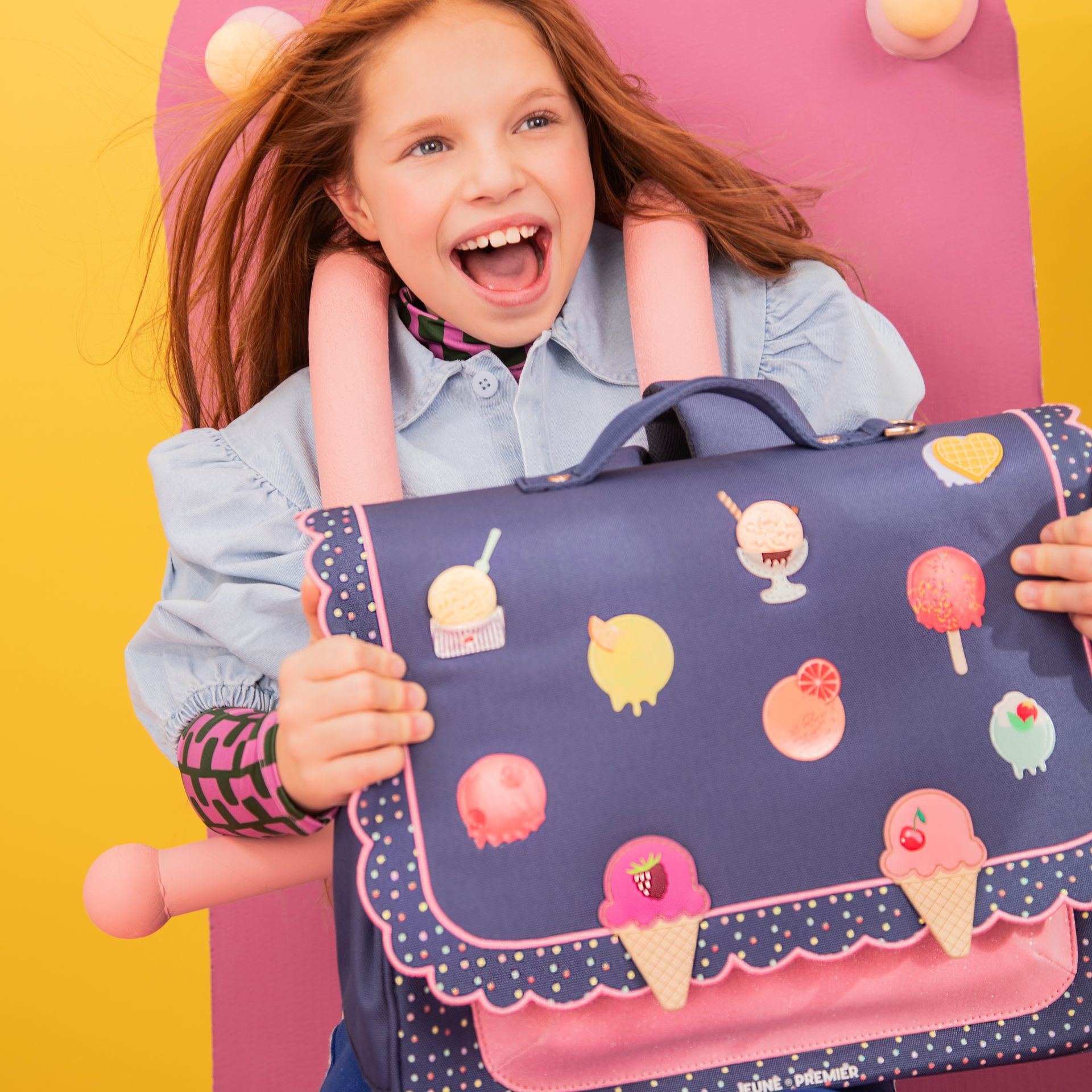 Jeune Premier Disco Dip It Bag Midi 265006 blauw