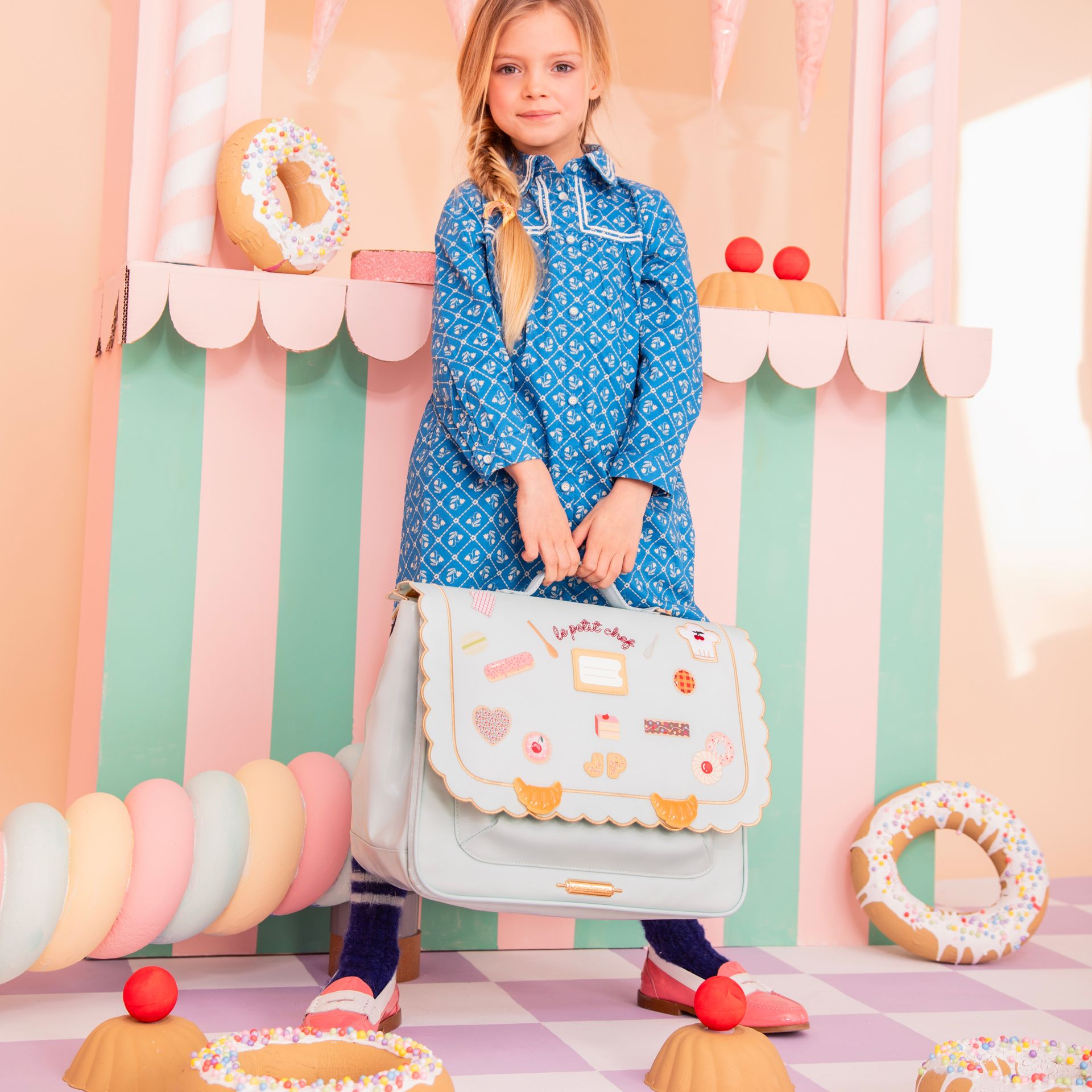 Jeune Premier Le Petit Chef It Bag Midi 265009 groen