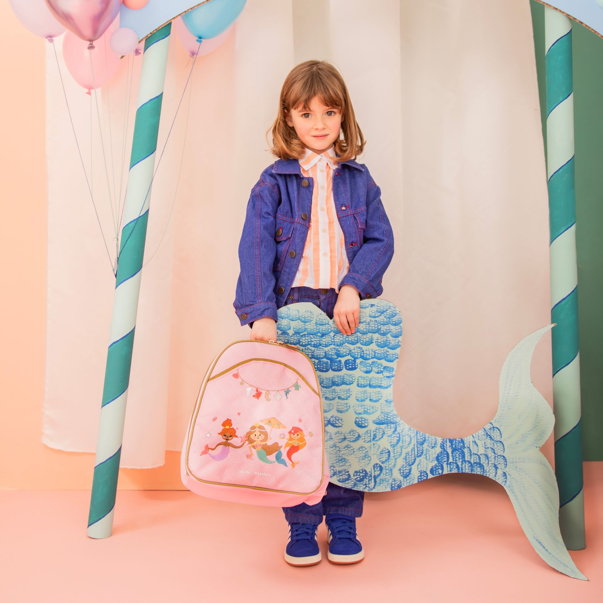 Jeune Premier Mermaids Backpack Ralphie 265016 roze