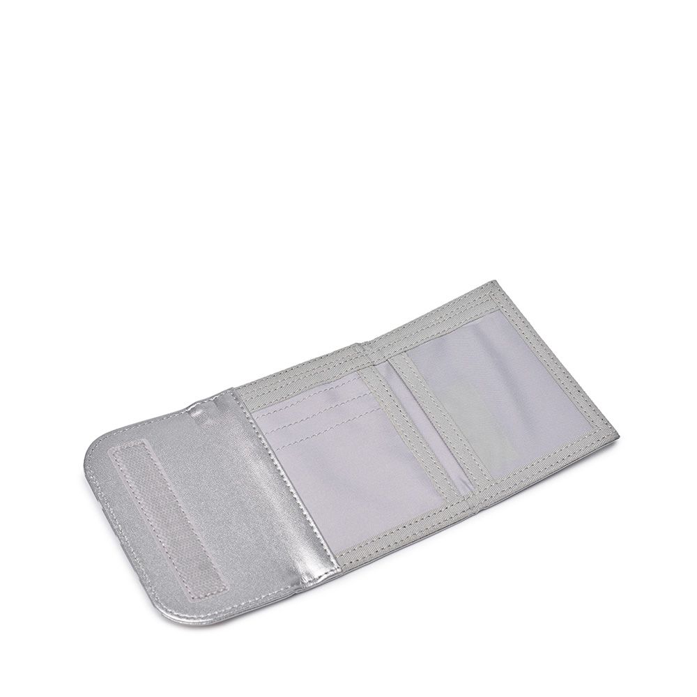 Jeune Premier Jetsetter Metallic Silver Wallet 265034 zilver
