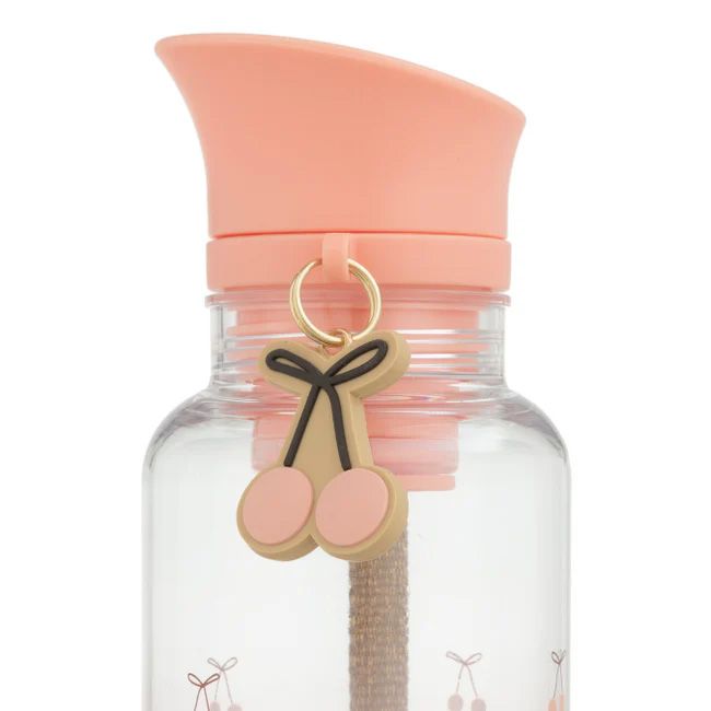Jeune Premier Cherry Pompon Drinking Bottle 265065 roze