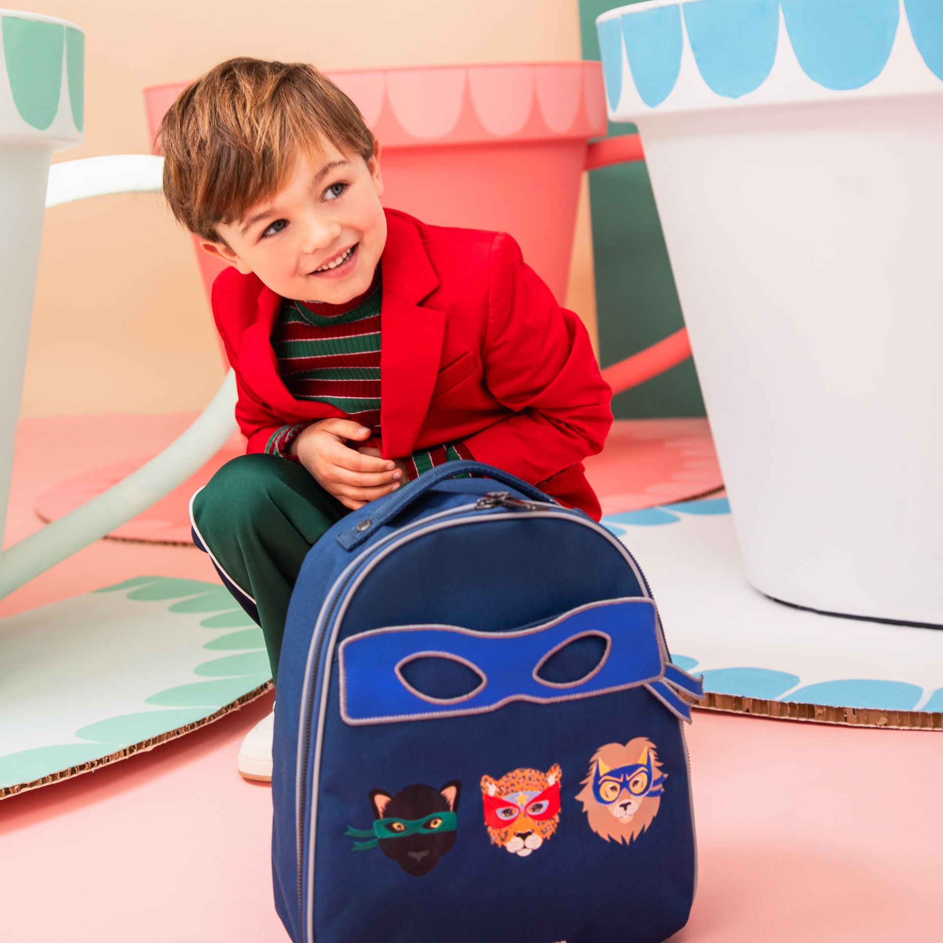 Jeune Premier Supercats Backpack Ralphie 265082 blauw