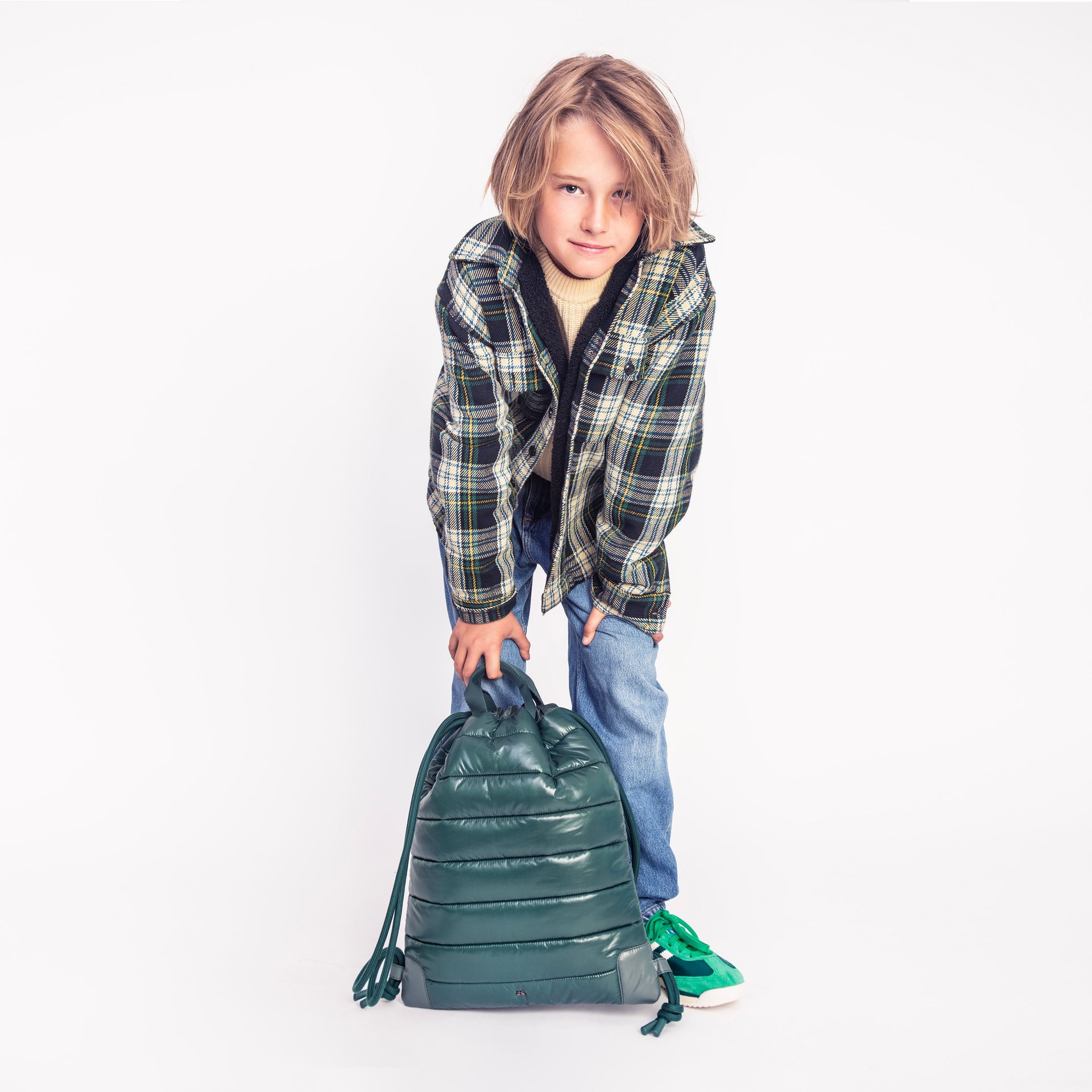 Jeune Premier Puffer Green City Bag 265087 groen