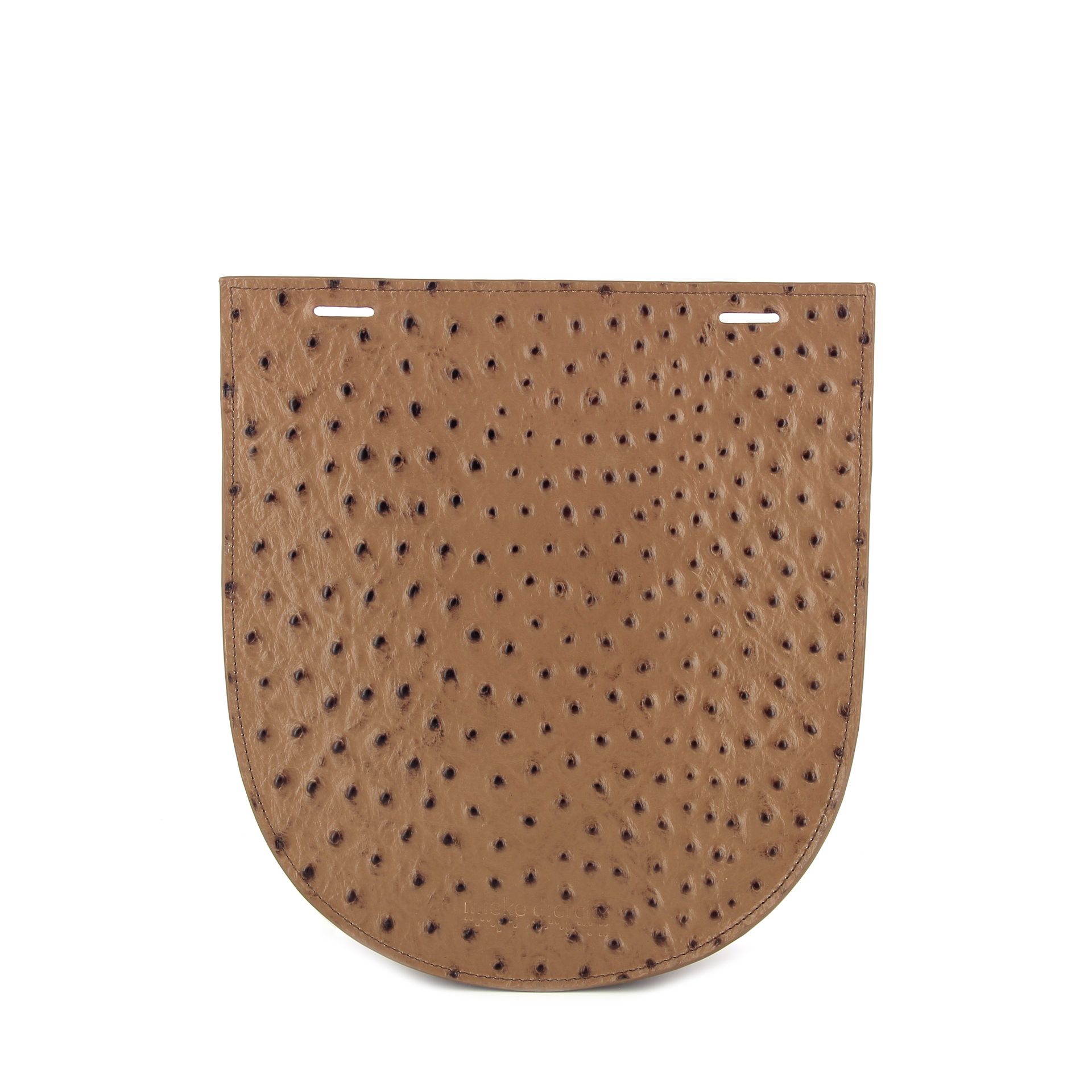 Mieke Dierckx Single Saddle Palermo Struzzo 265149 cognac